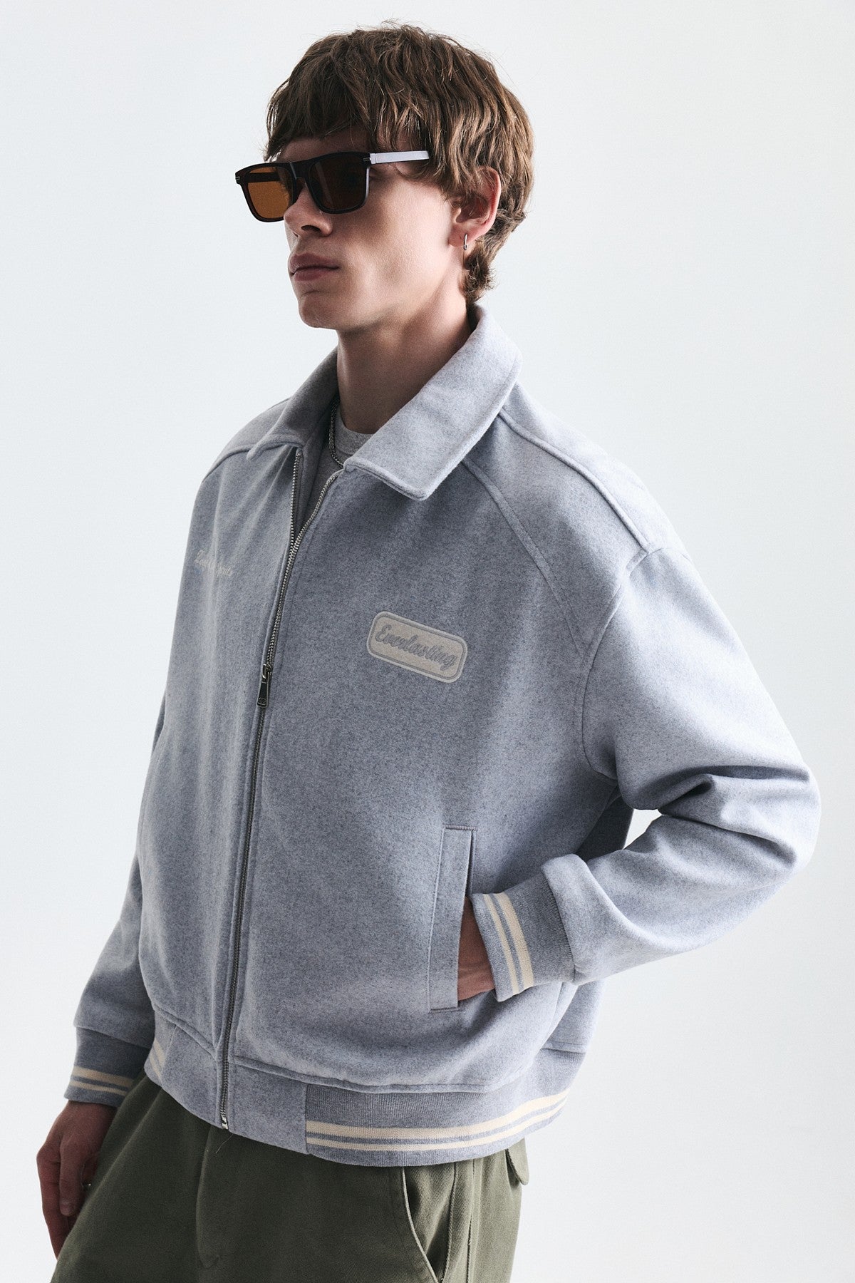 Boxy Fit Printed Jacket