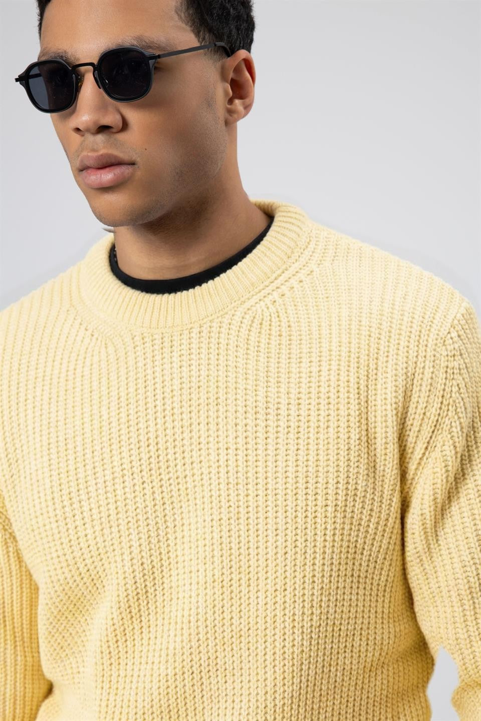 Oversized Crew-Neck Sweater