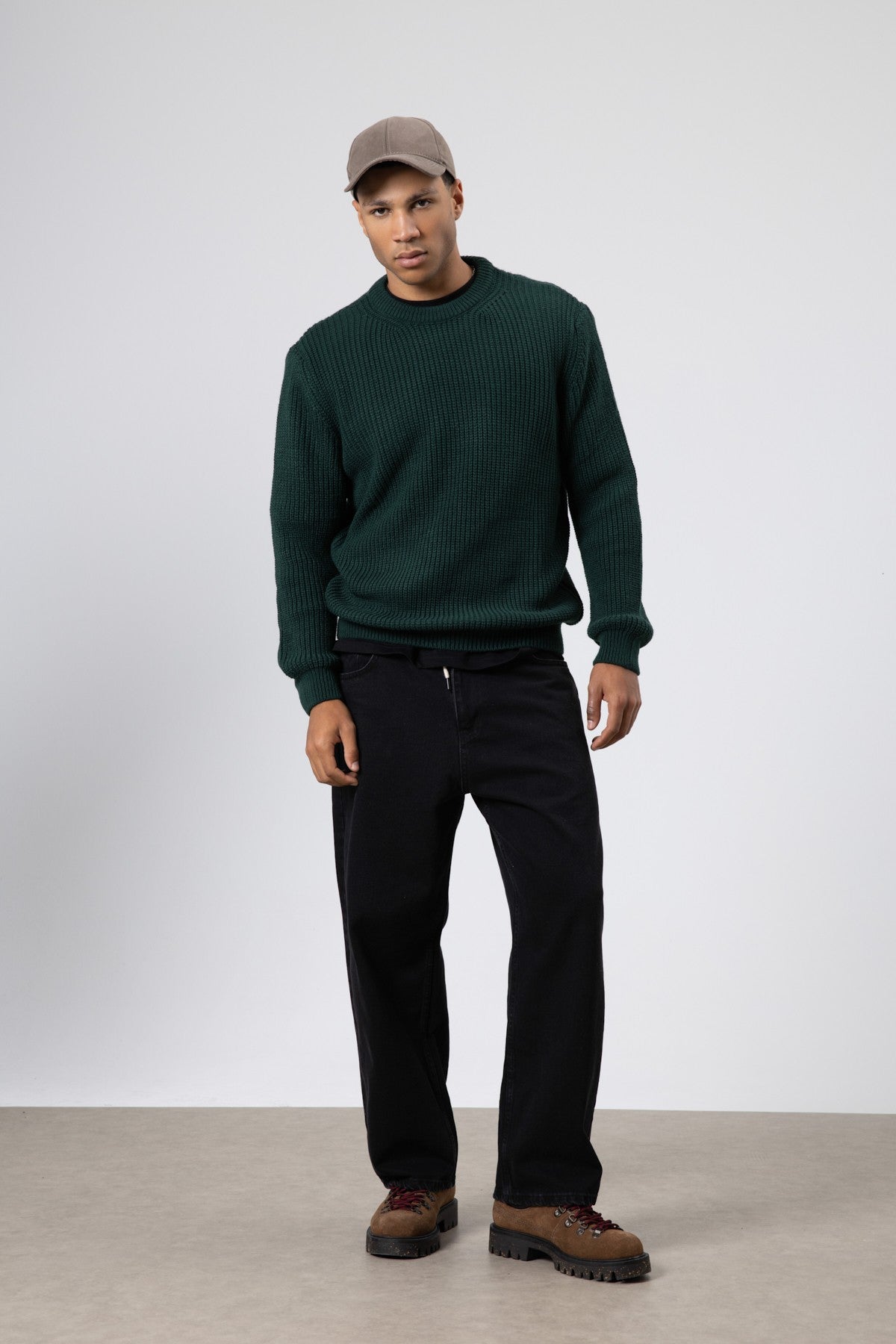 Oversized Crew-Neck Sweater