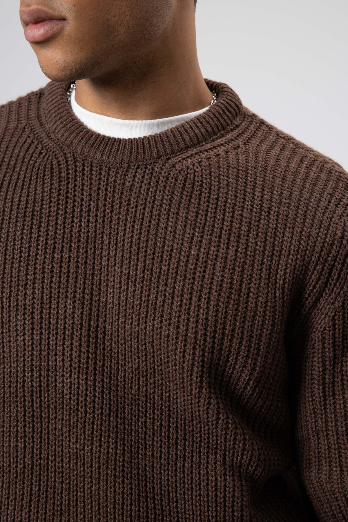 Oversized Crew-Neck Sweater V60-10