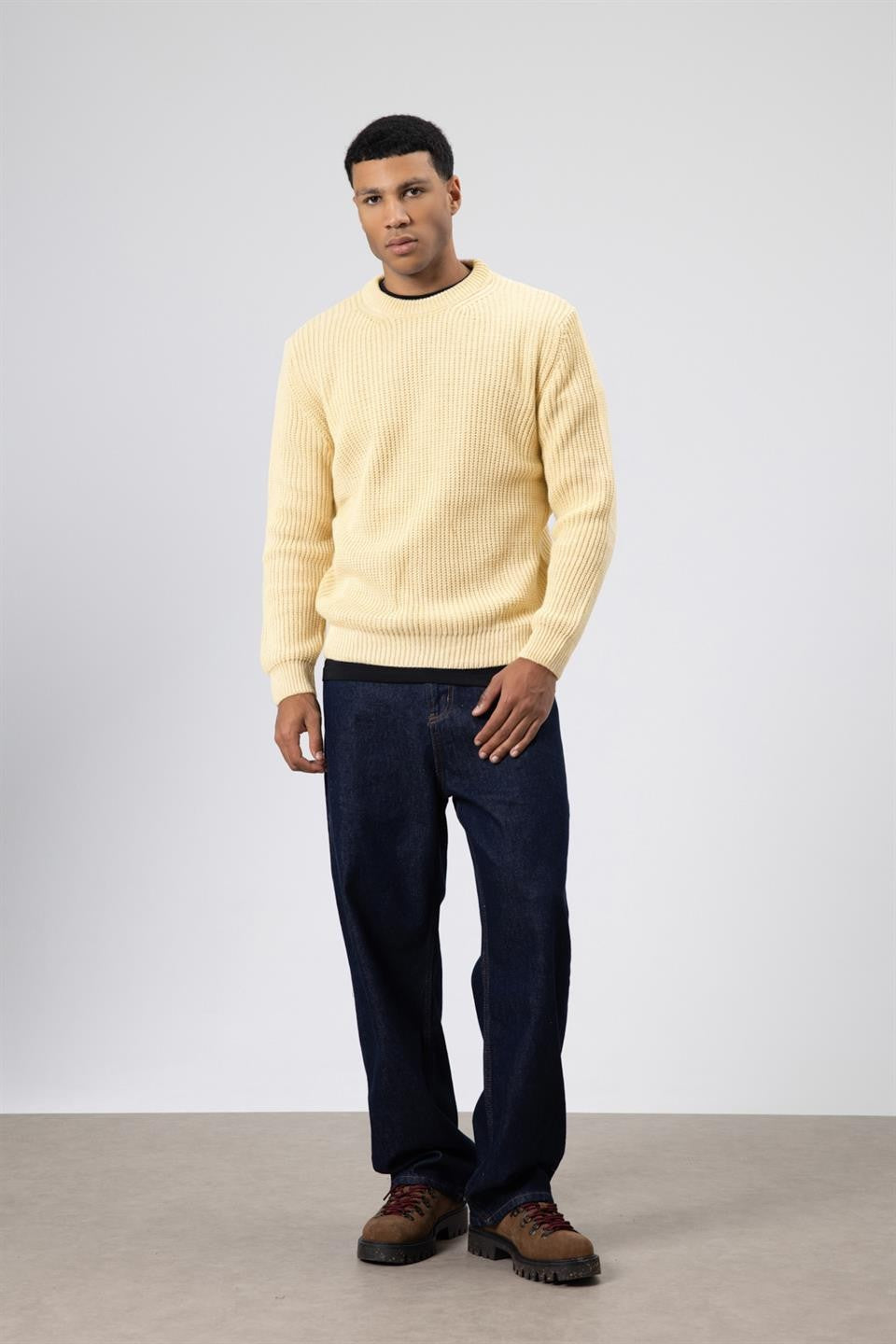 Oversized Crew-Neck Sweater