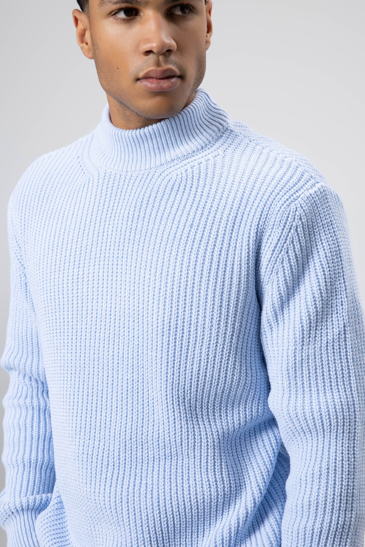 Oversized Knit Turtleneck Sweater