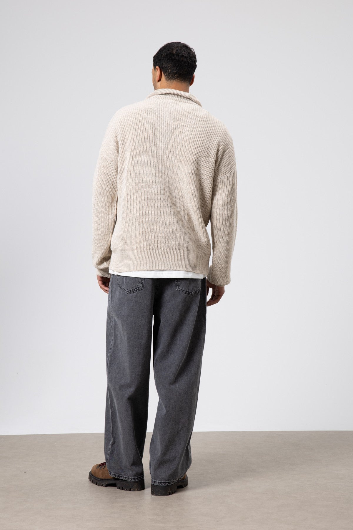 Half-Zip Knit Sweater