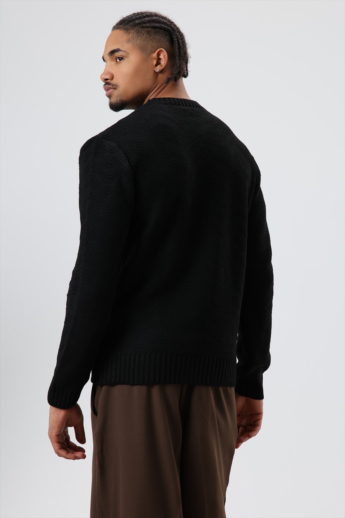 Oversized Crew-Neck Sweater