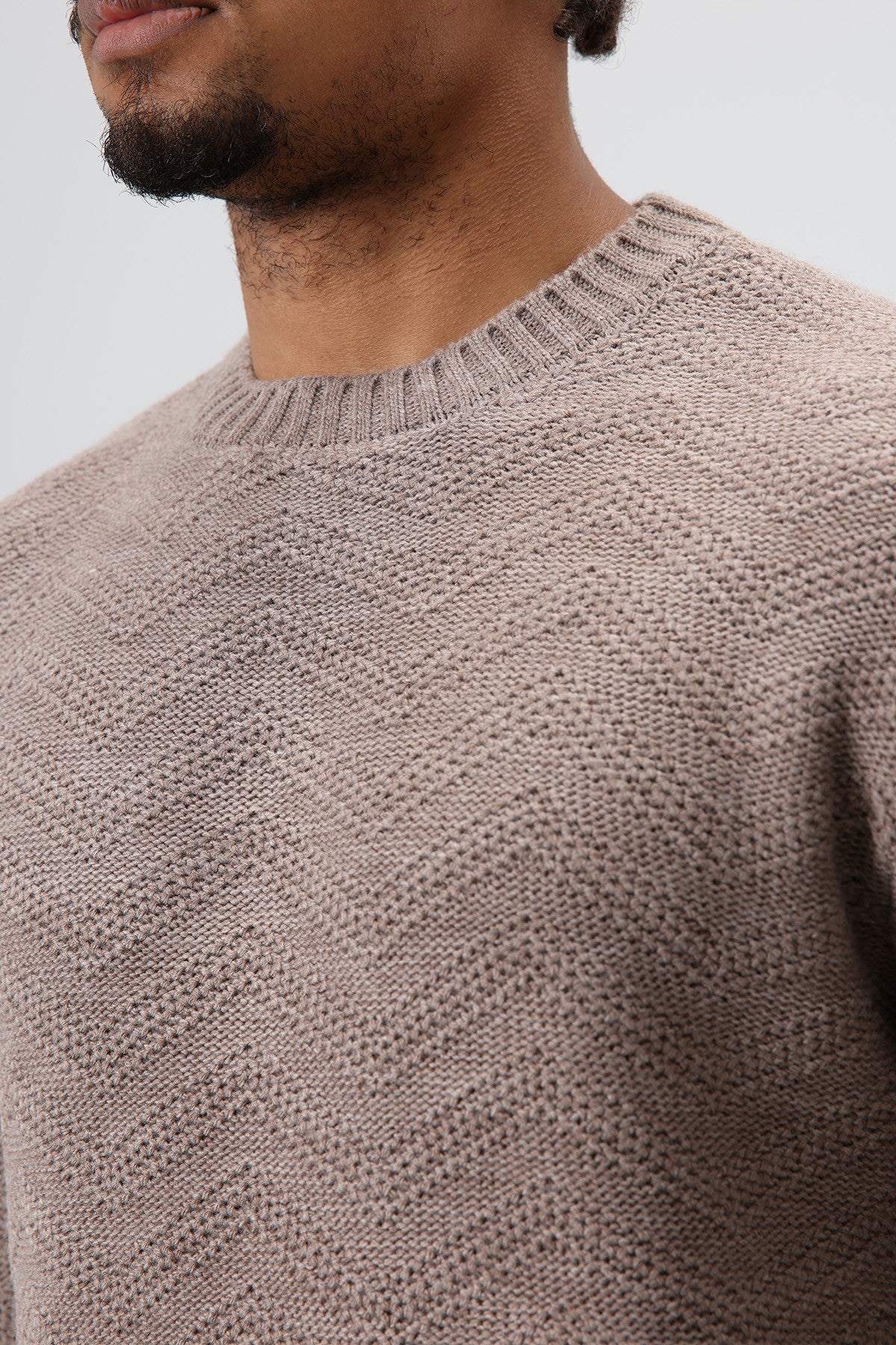 Oversized Crew-Neck Sweater