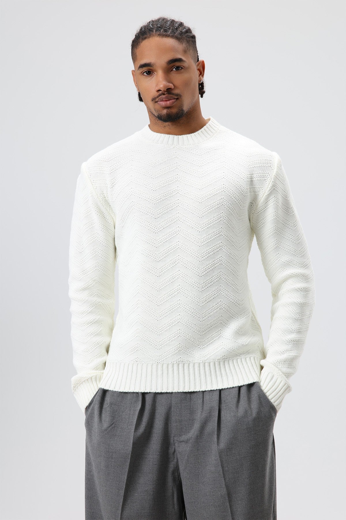 Oversized Crew-Neck Sweater