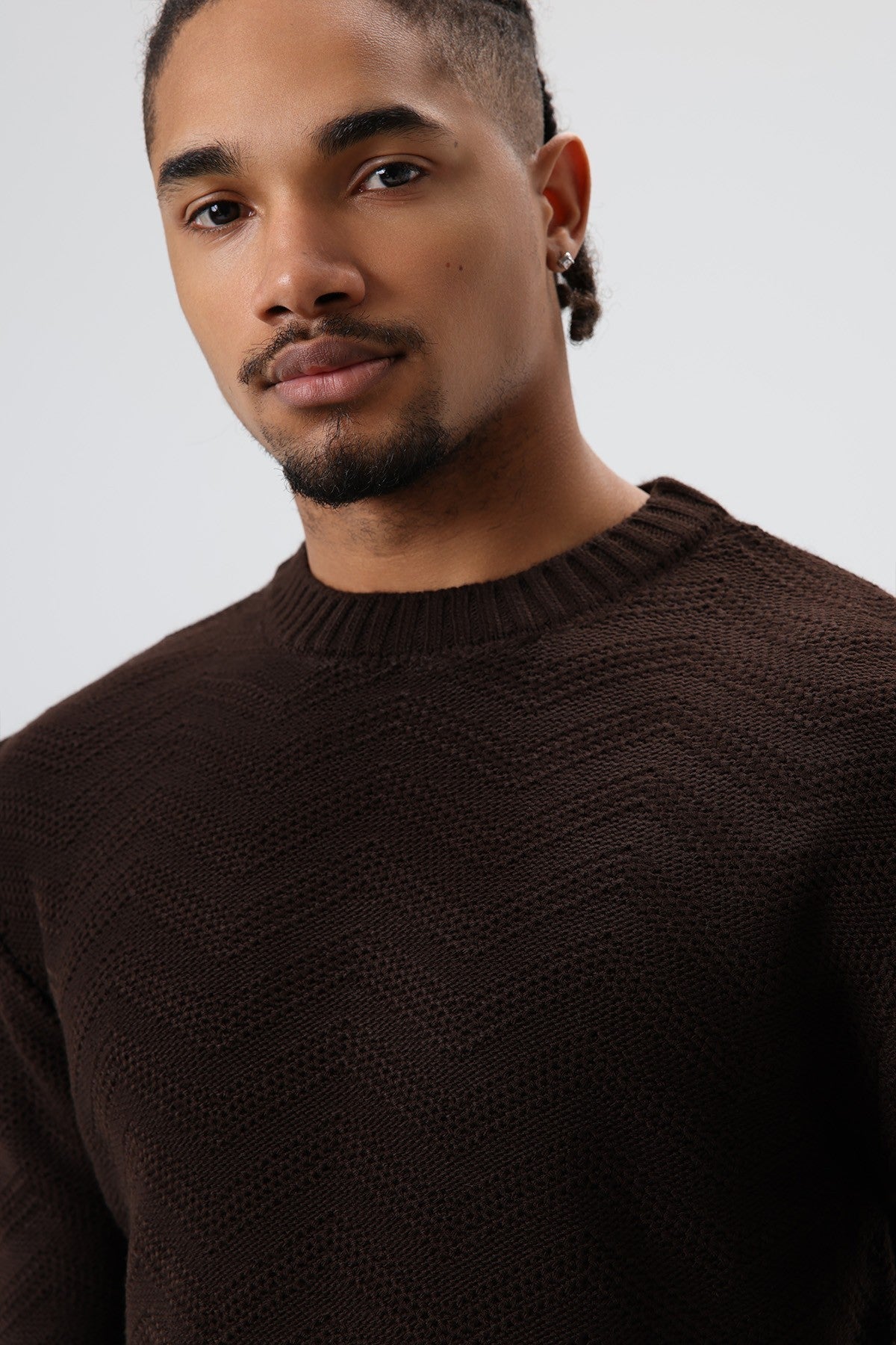 Oversized Crew-Neck Sweater