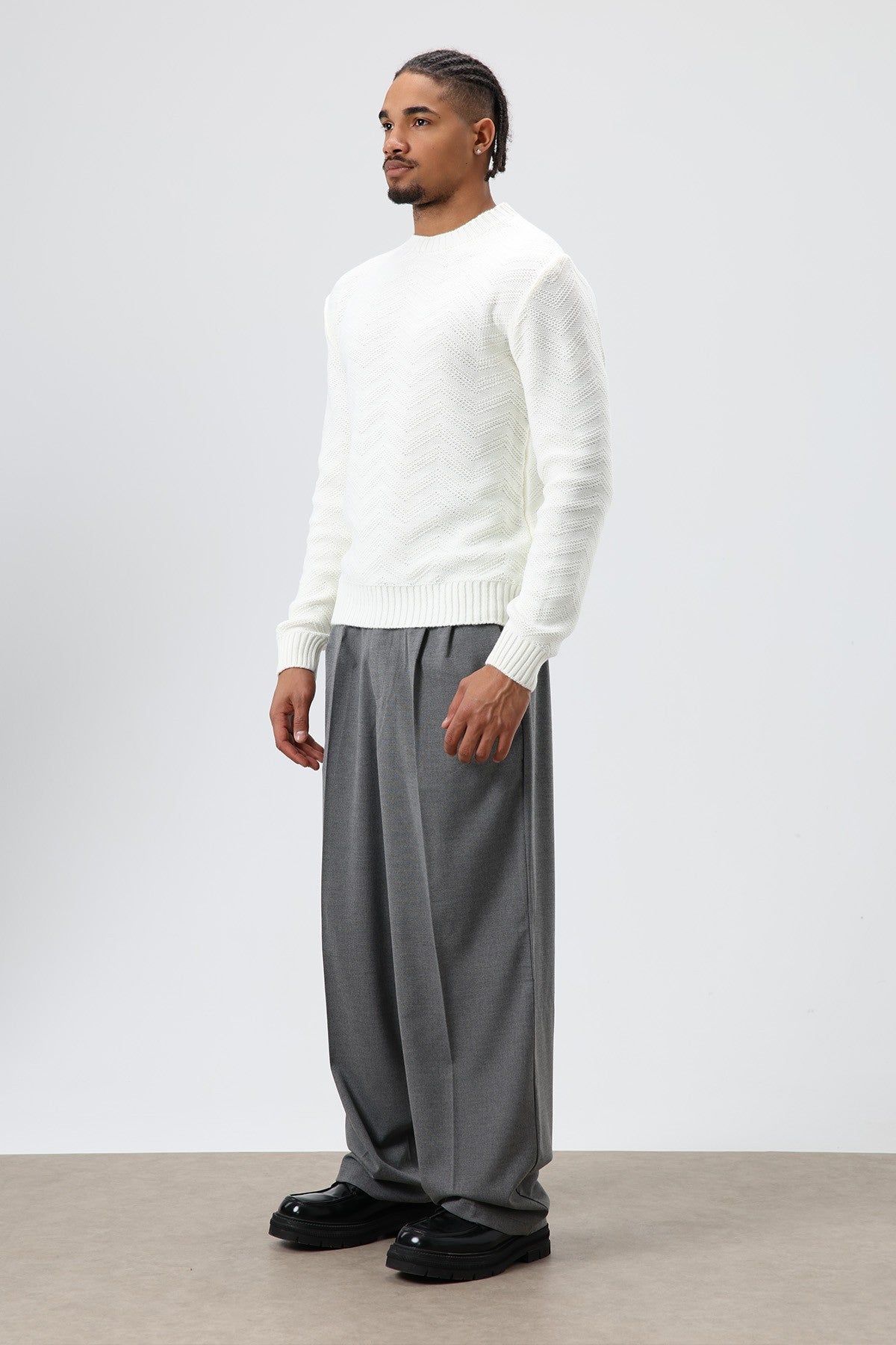 Oversized Crew-Neck Sweater