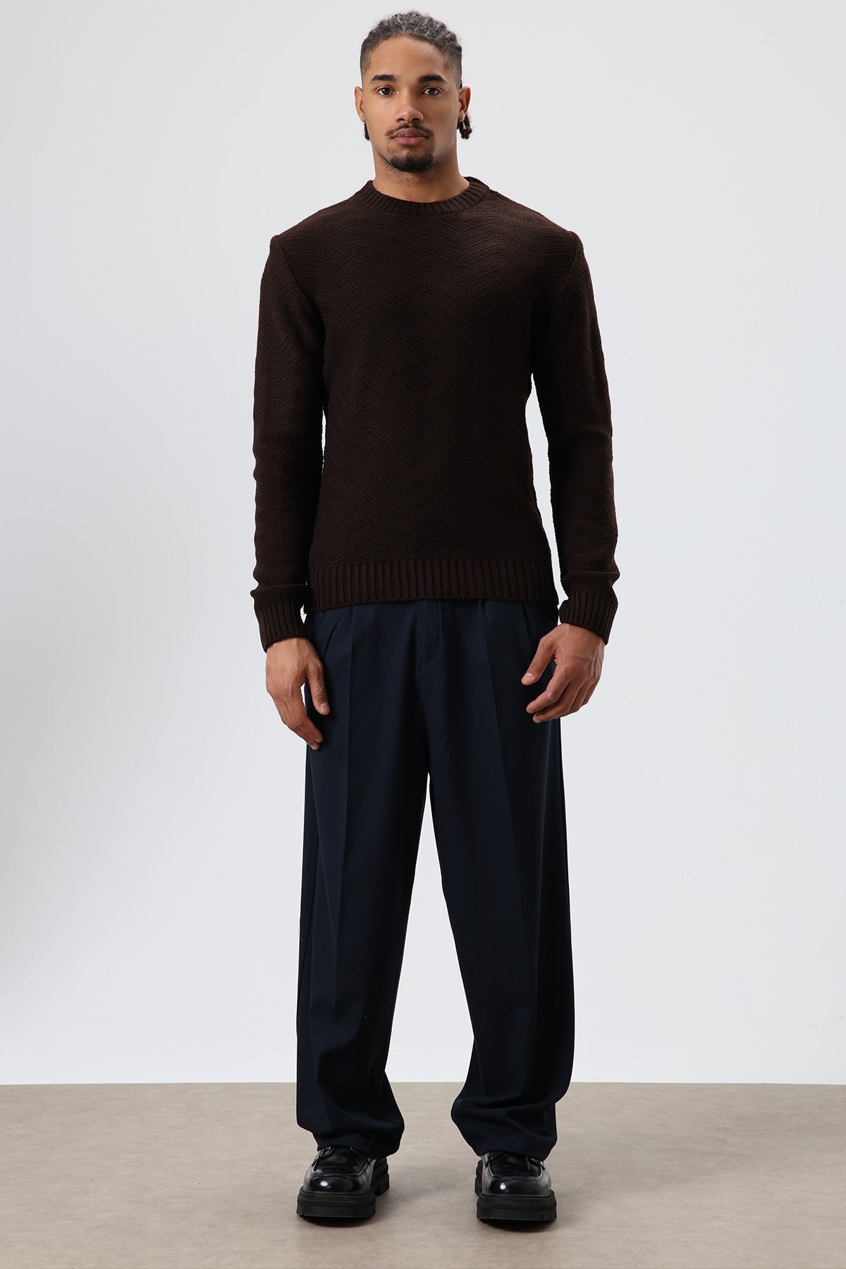 Oversized Crew-Neck Sweater