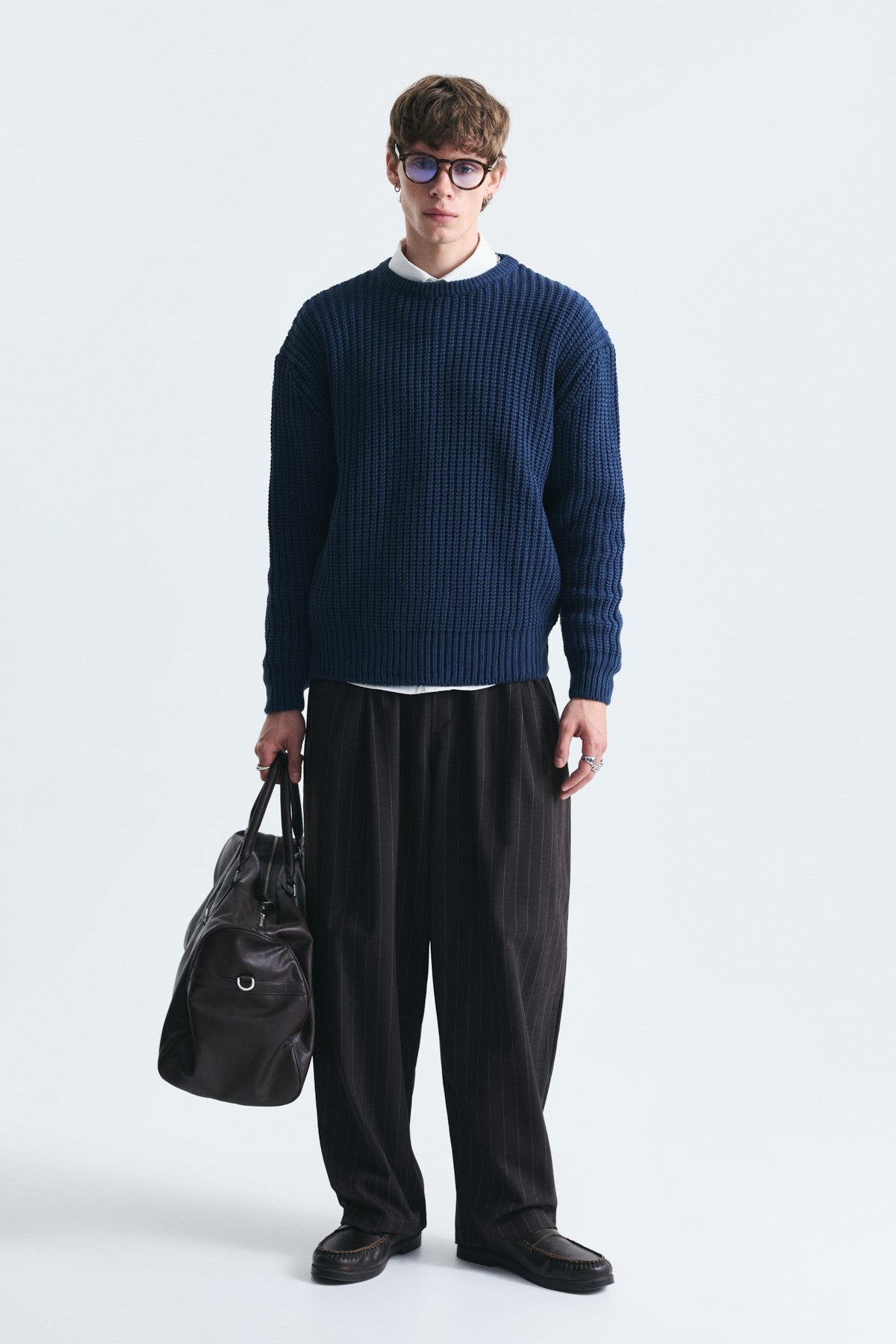 Oversized Basic Knit Sweater