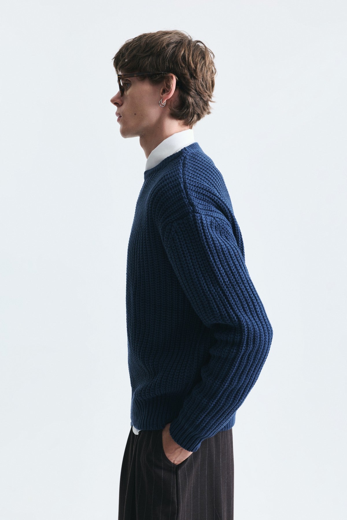 Oversized Basic Knit Sweater