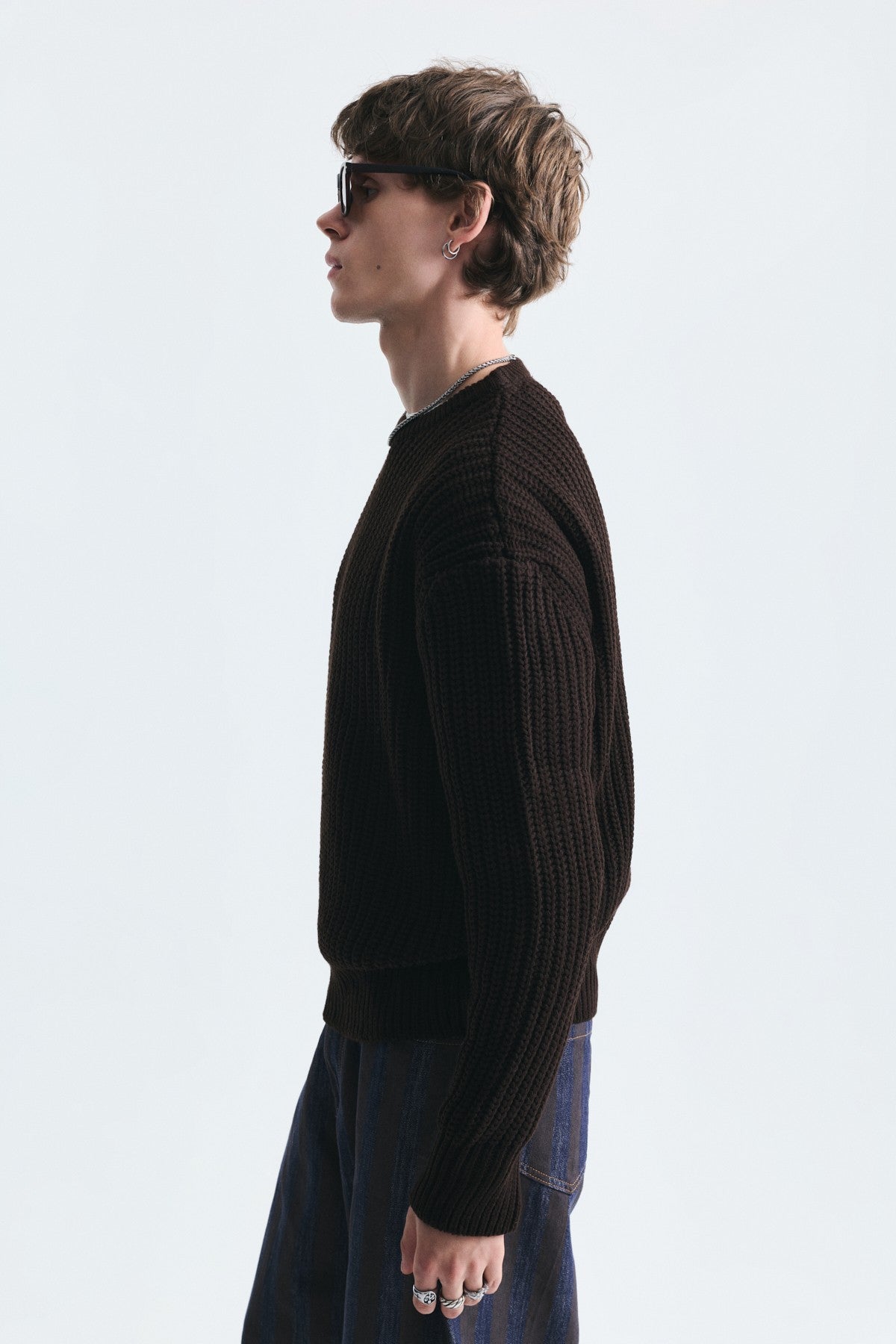 Oversized Basic Knit Sweater