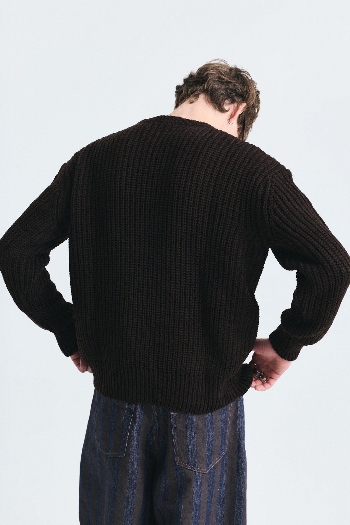 Oversized Basic Knit Sweater