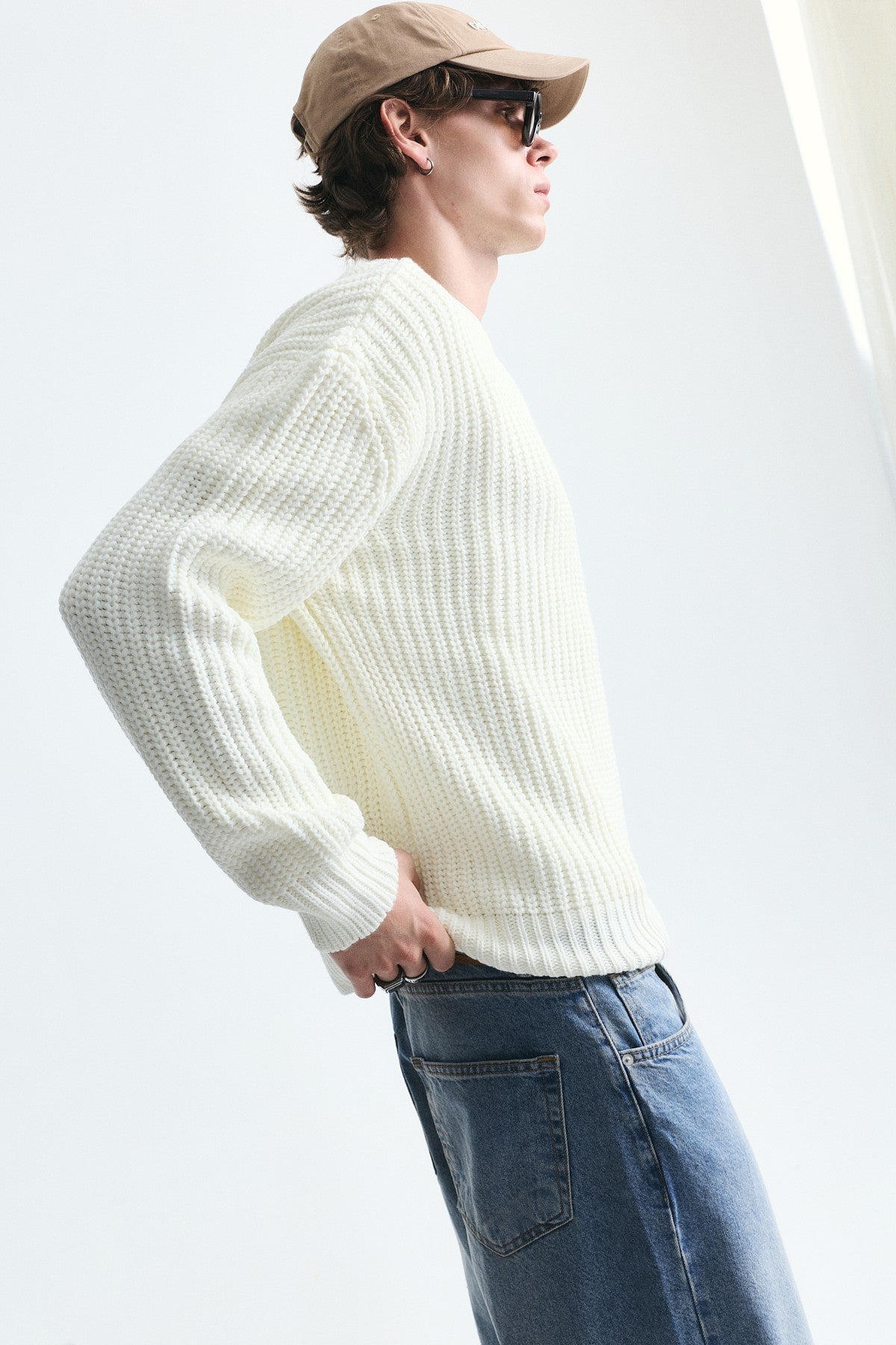 Oversized Basic Knit Sweater
