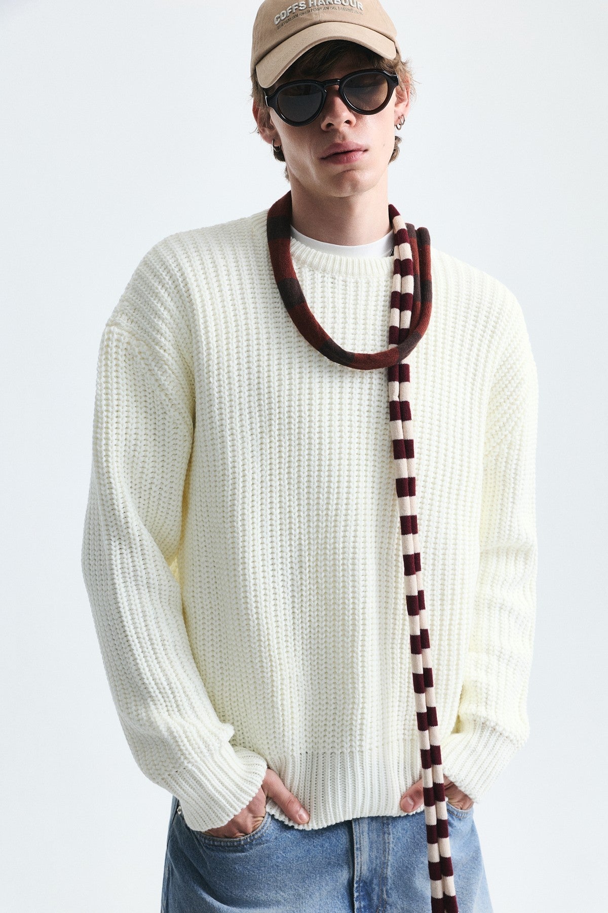 Oversized Basic Knit Sweater