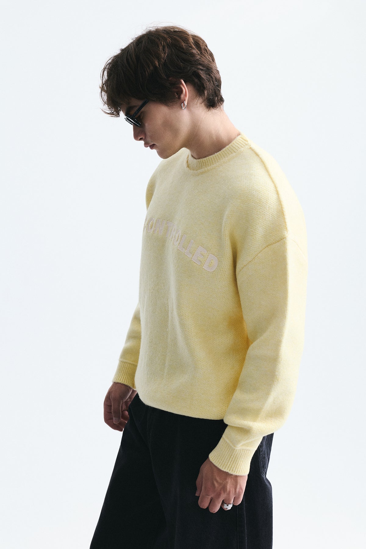 Oversized Printed Sweater