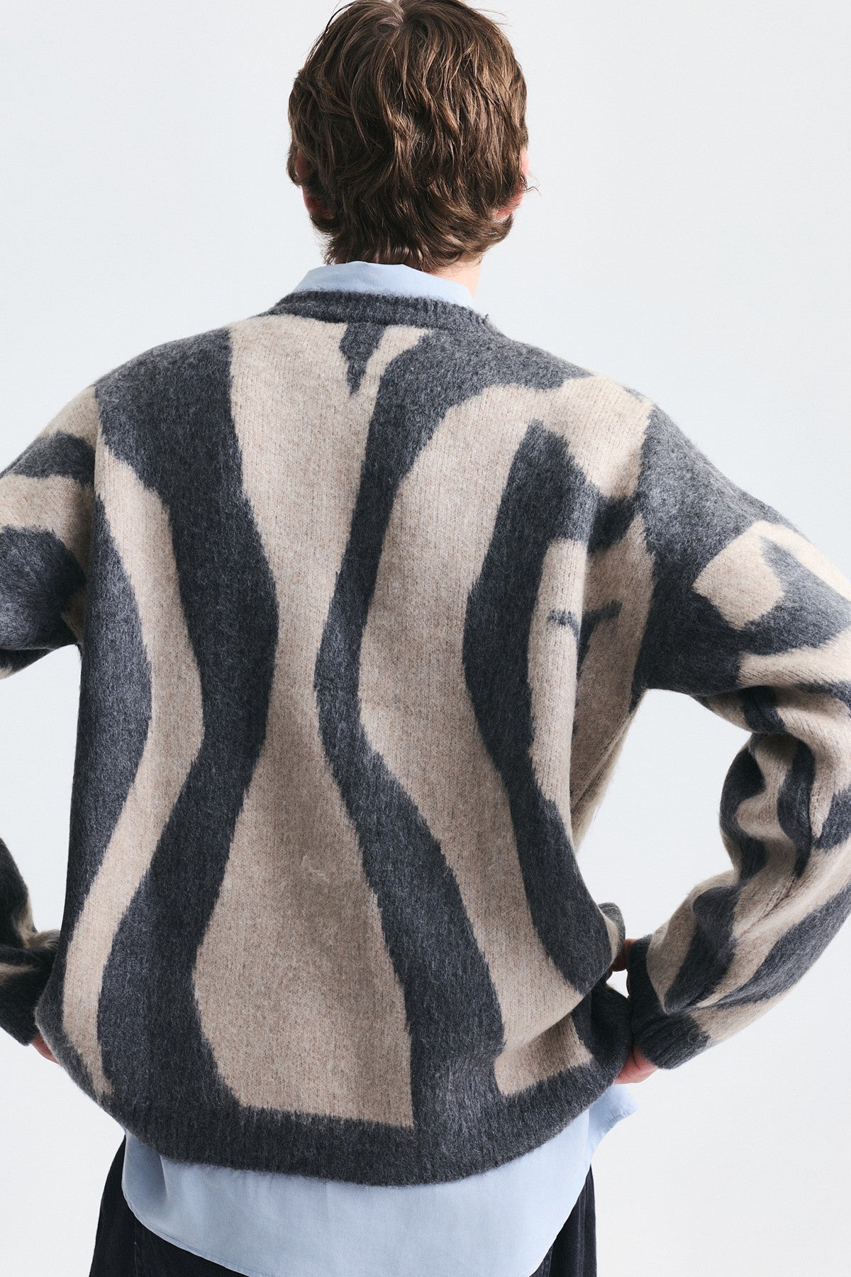 Relax Fit Solid-Color Sweater