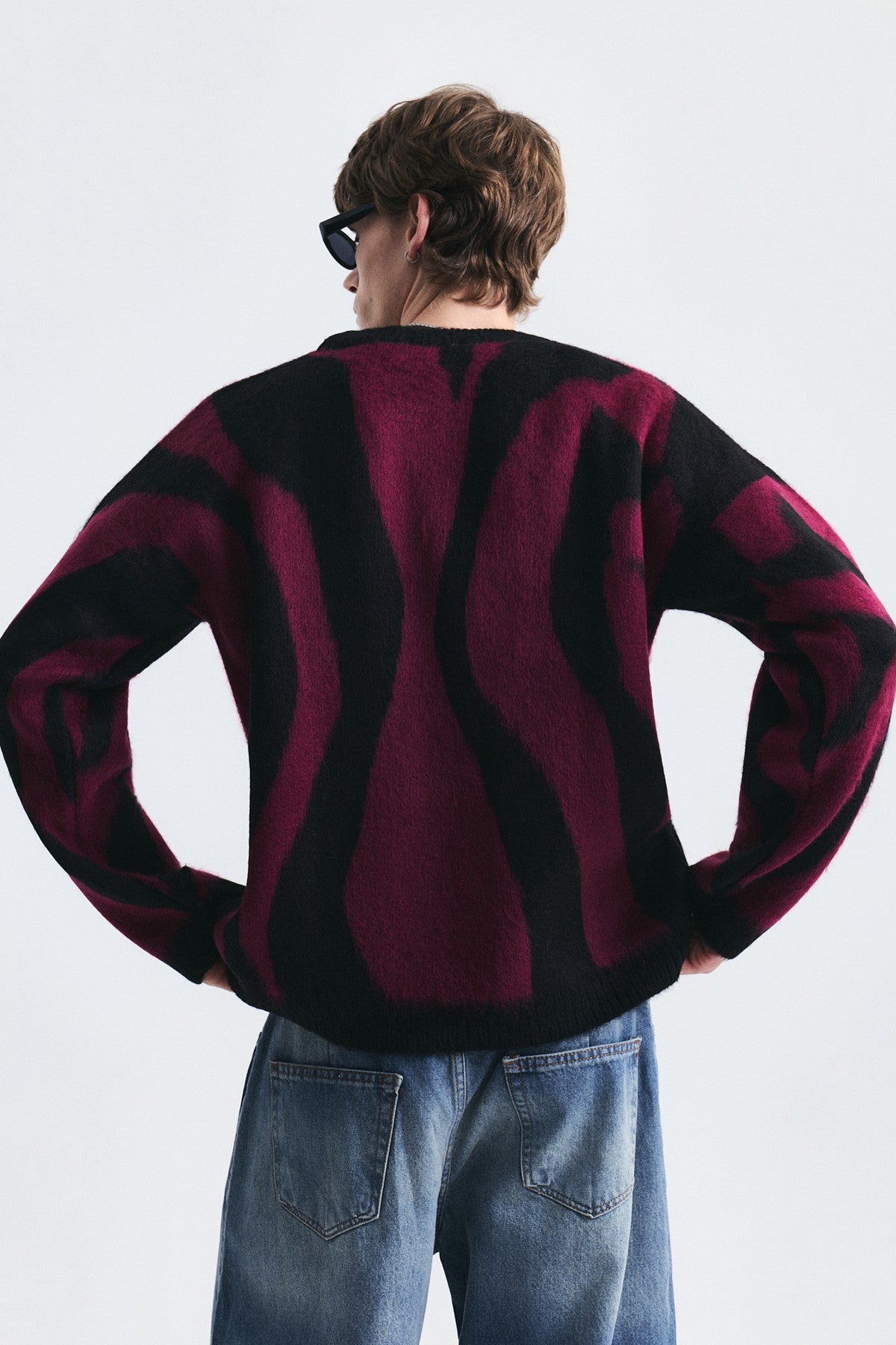 Relax Fit Solid-Color Sweater