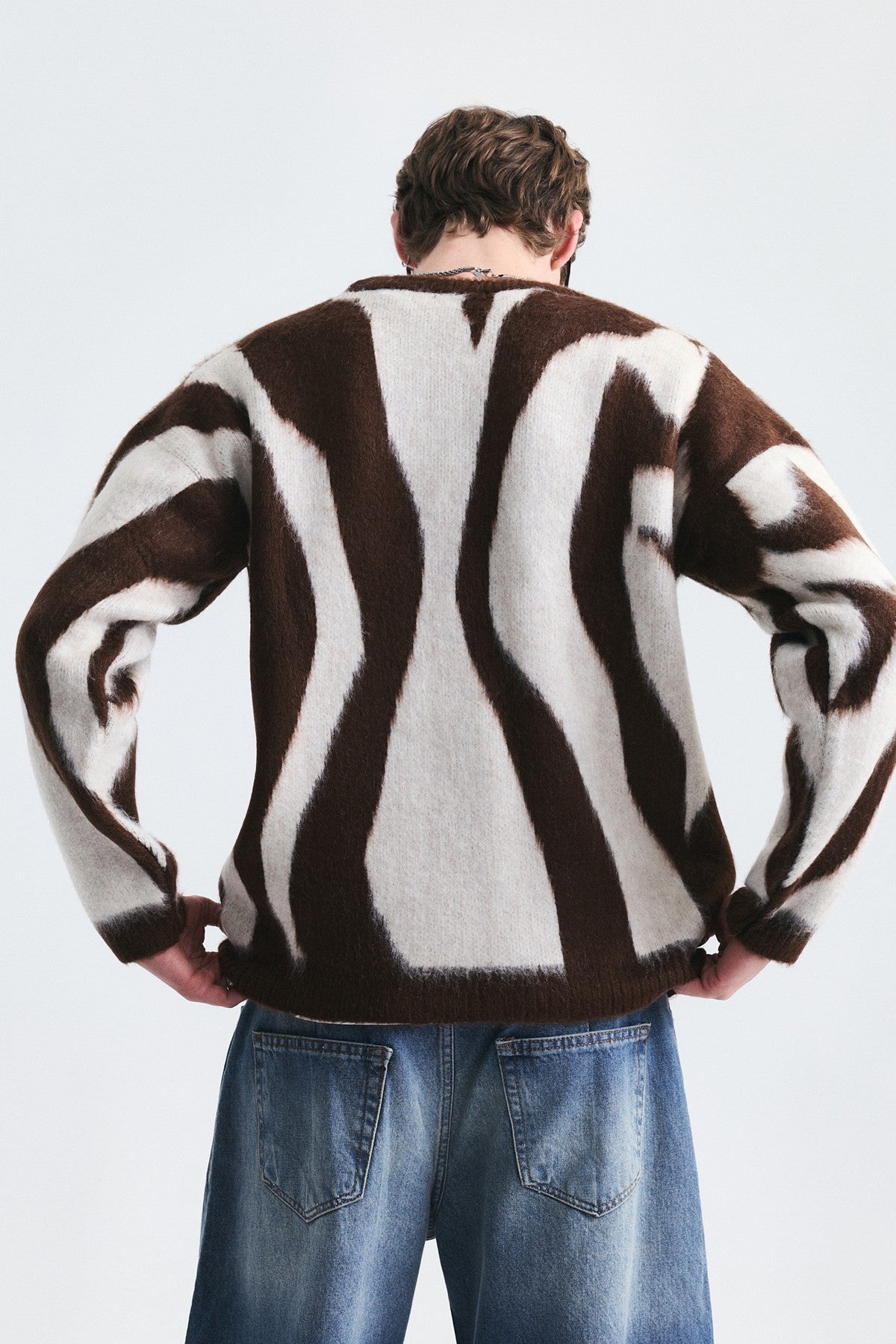Relax Fit Solid-Color Sweater