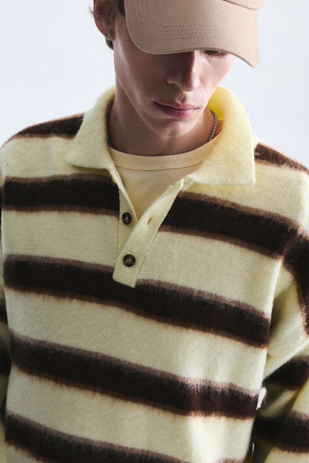 Oversized Solid-Color Knit Sweater