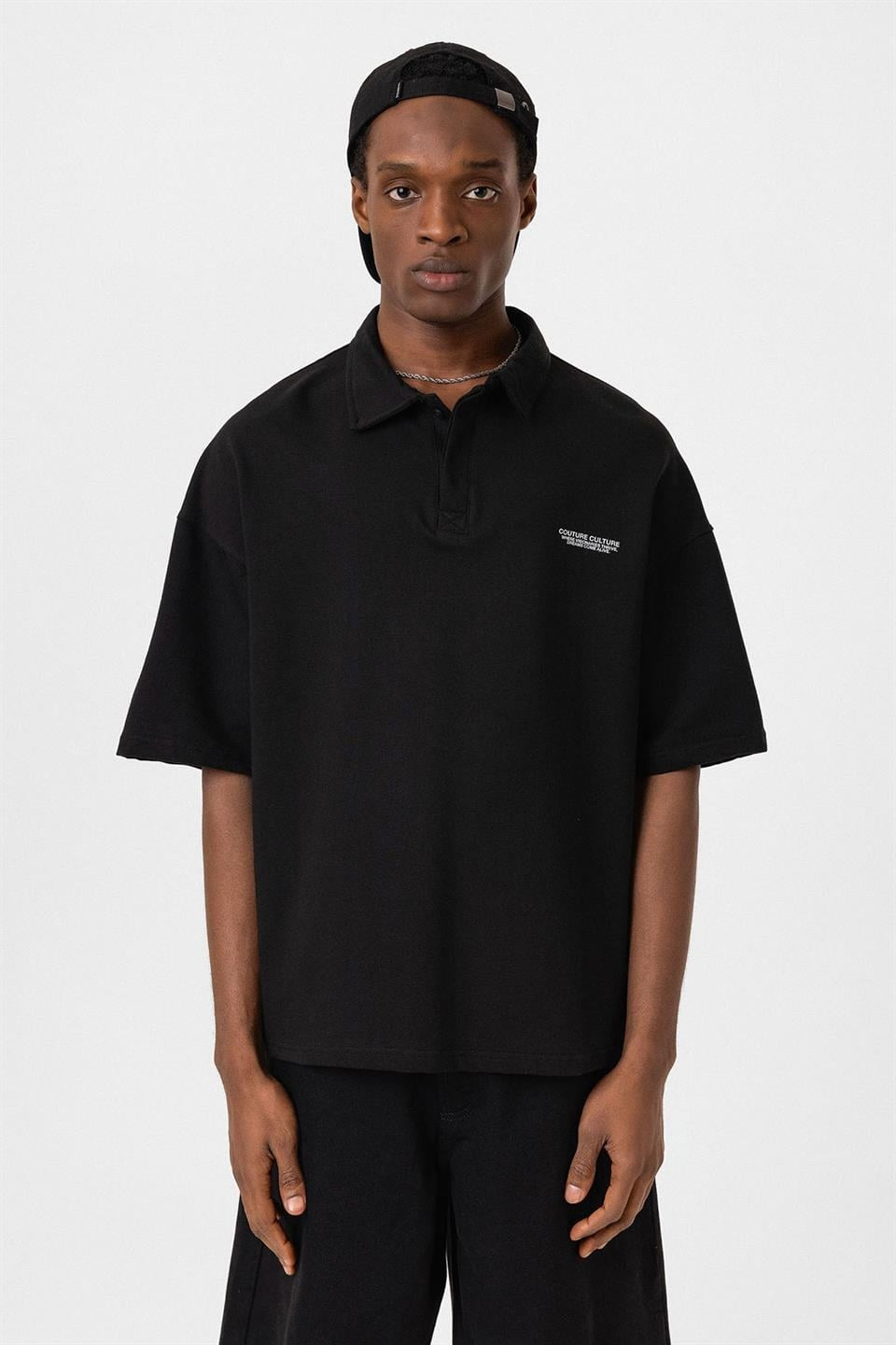 Oversized Polo Shirt
