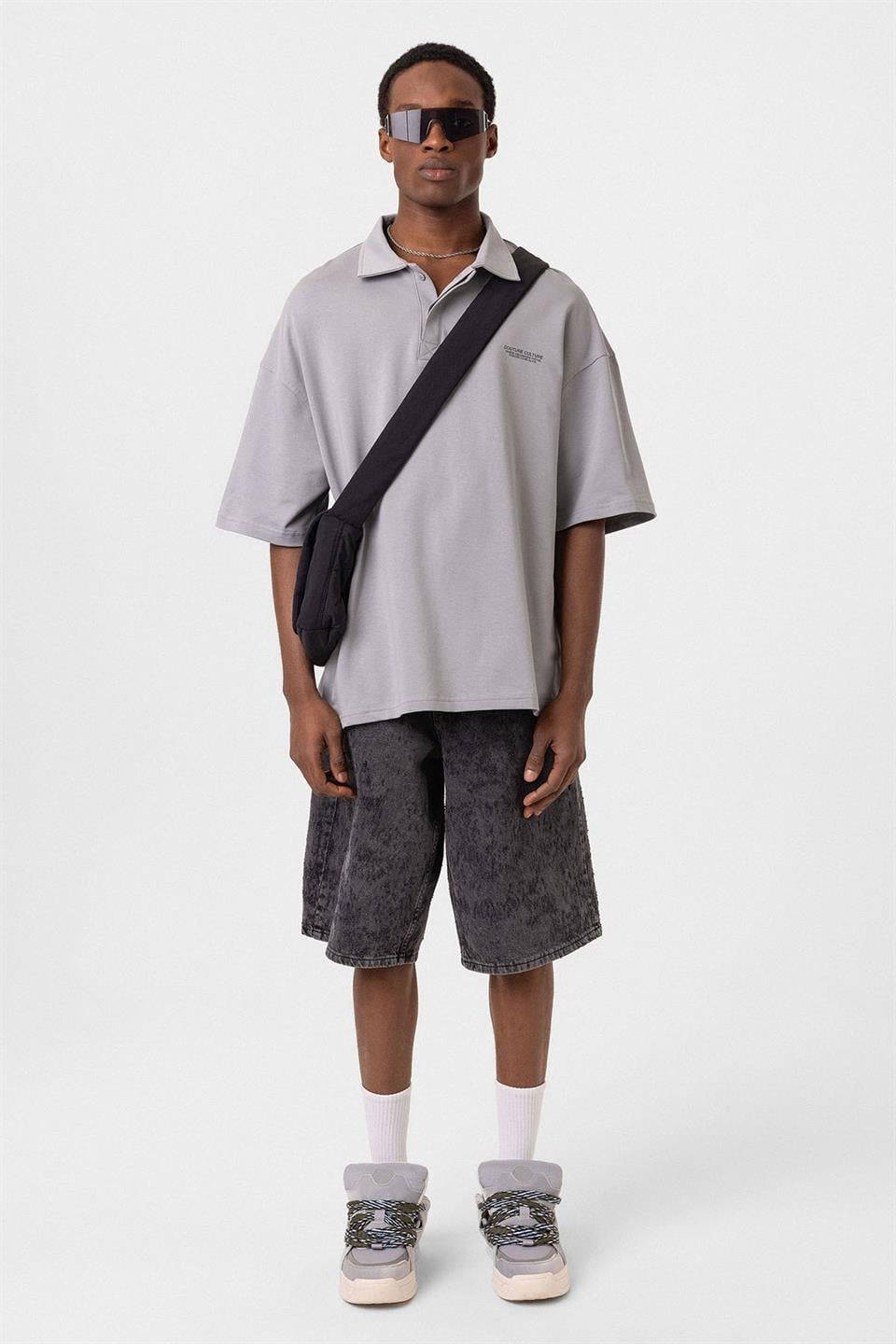 Oversized Polo Shirt