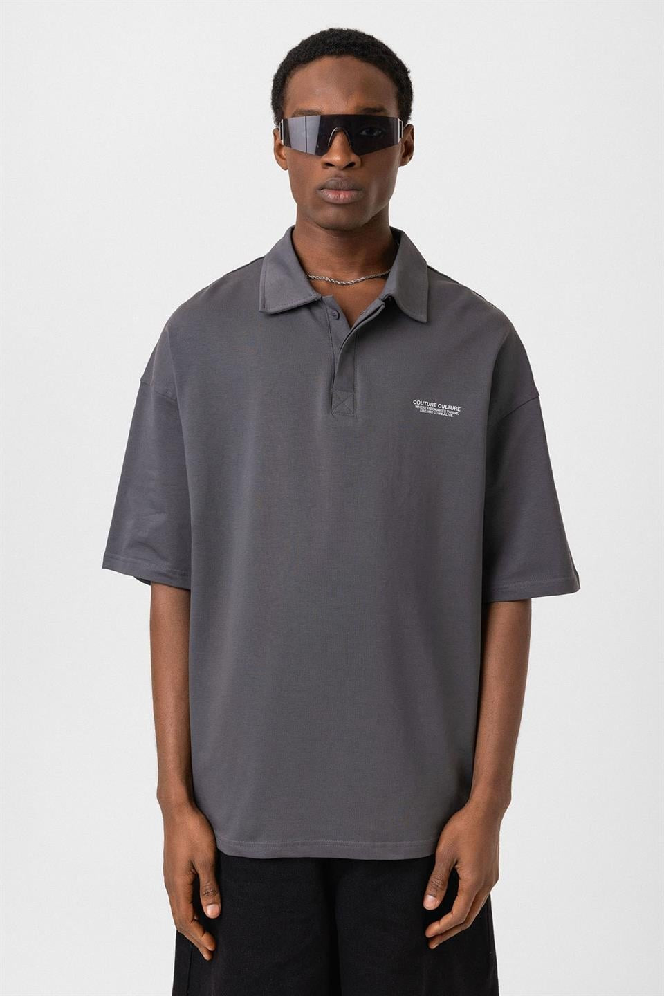 Oversized Polo Shirt