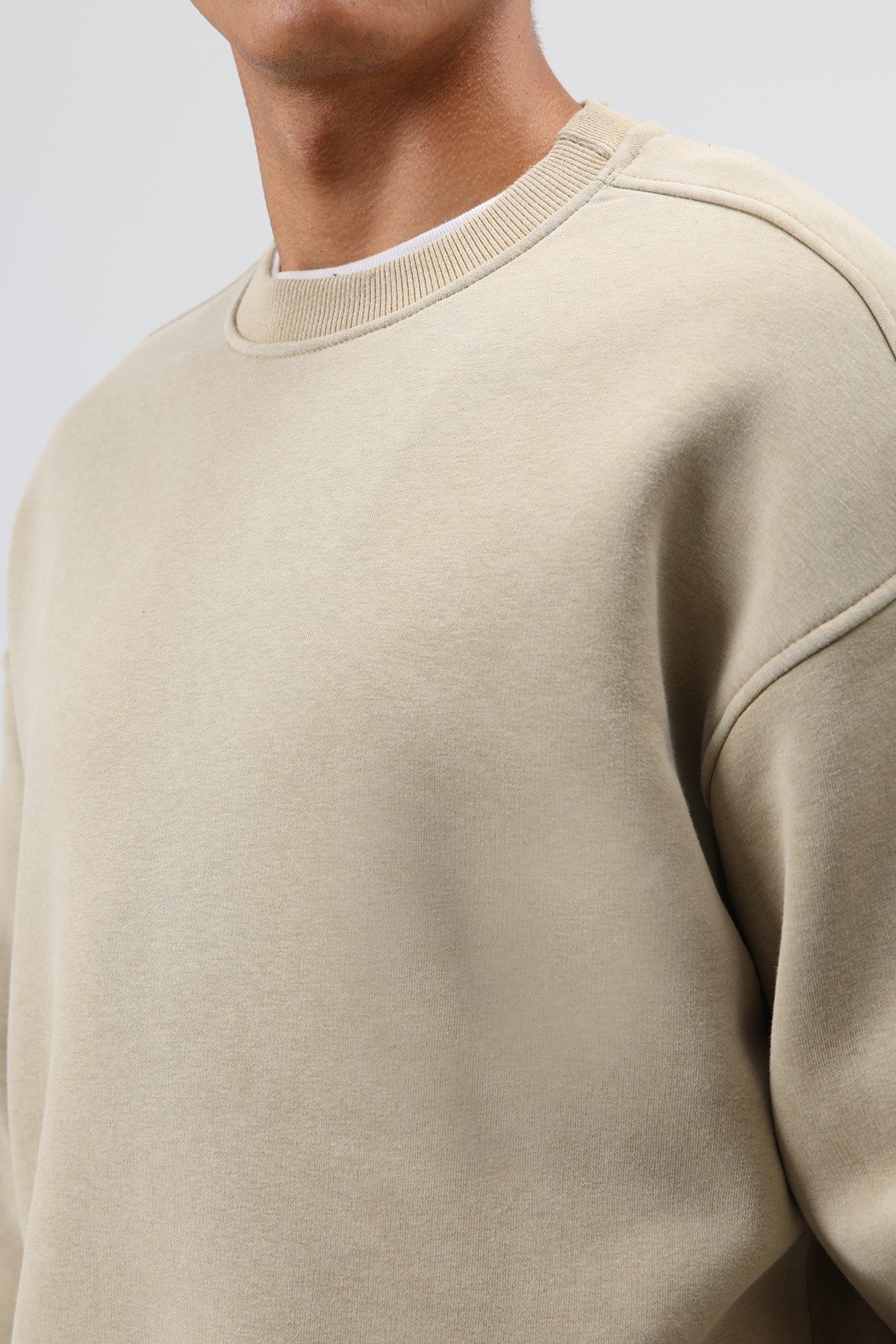 Basic Oversized Washed Sweatshirt