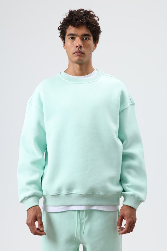 Basic Oversized Washed Sweatshirt