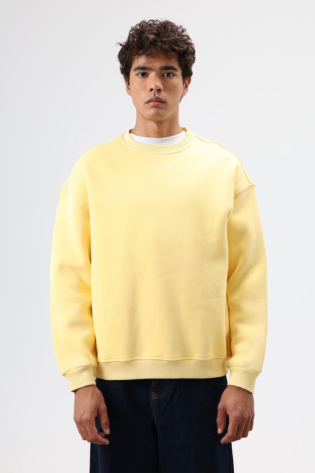 Basic Oversized Washed Sweatshirt