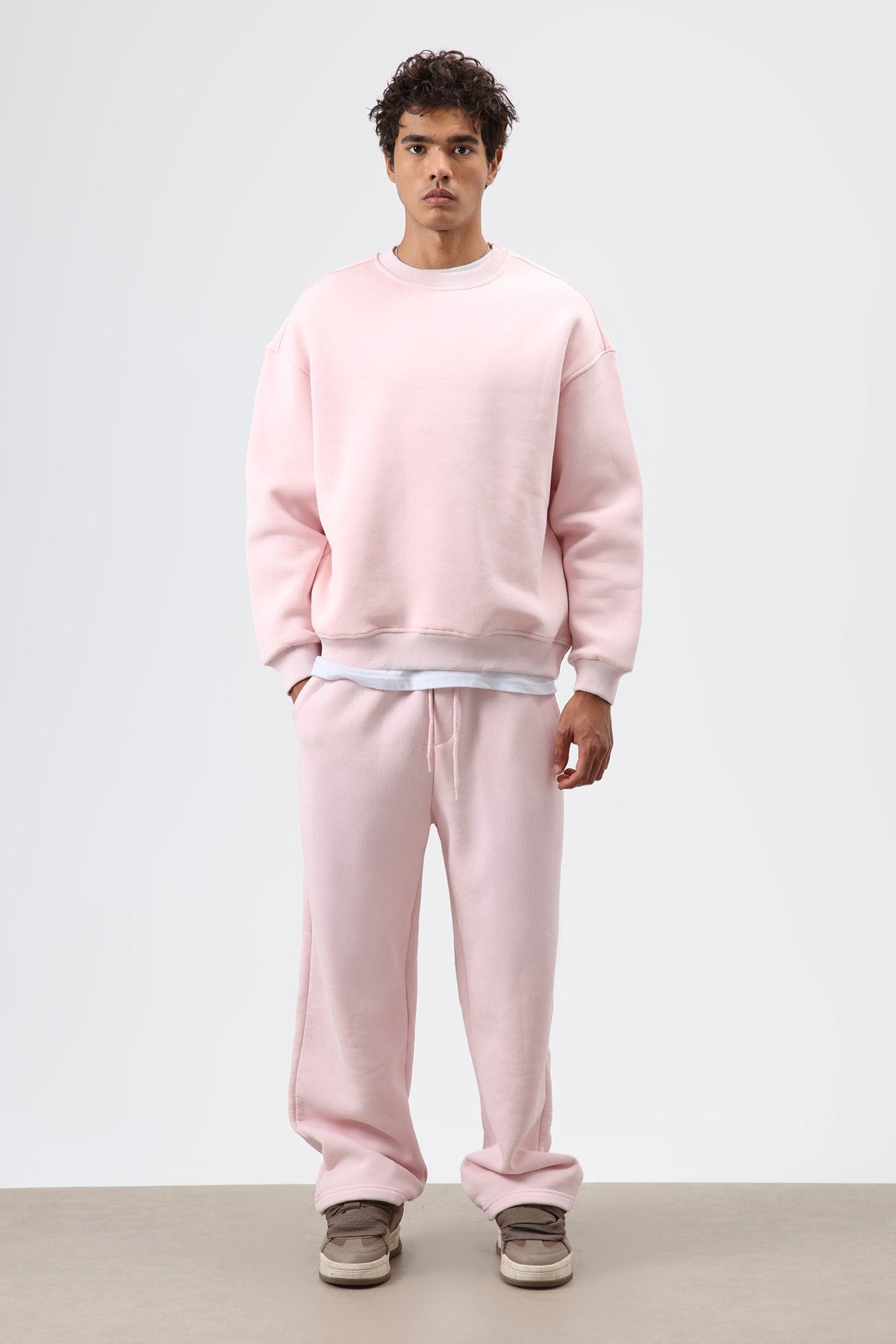 Basic Oversized Washed Sweatshirt