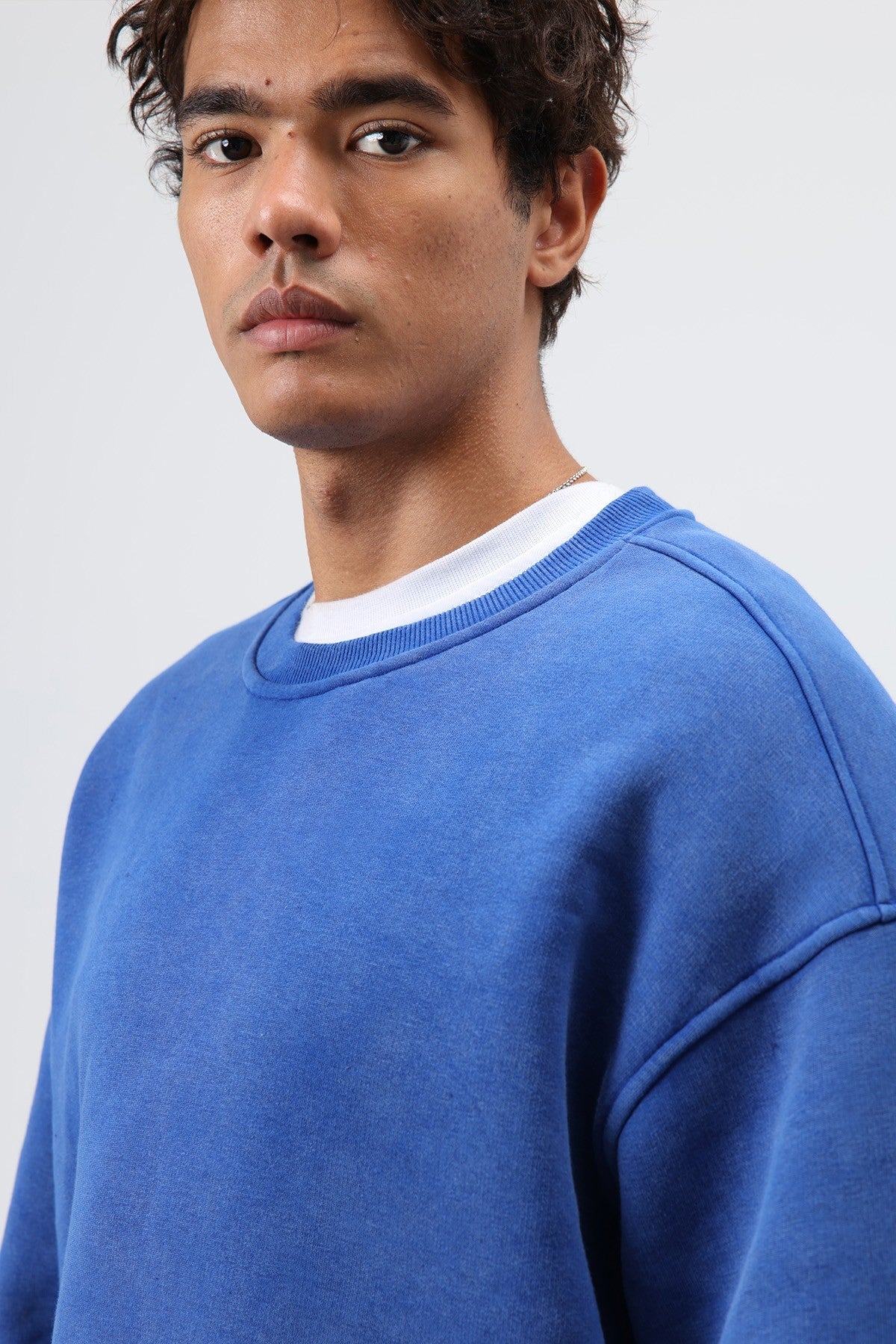 Basic Oversized Washed Sweatshirt