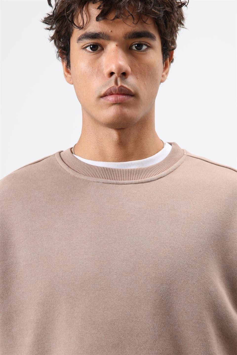 Basic Oversized Washed Sweatshirt
