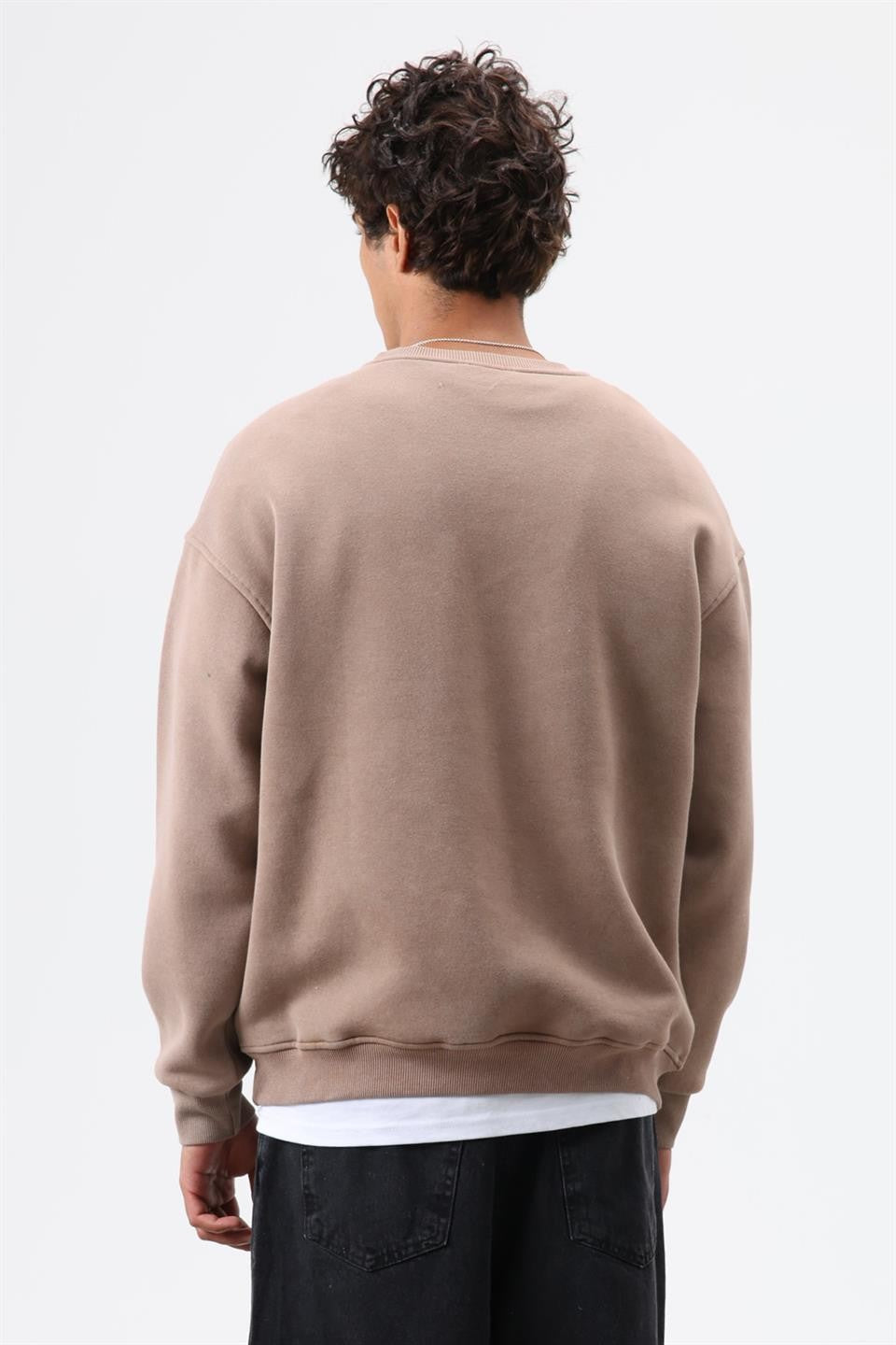 Basic Oversized Washed Sweatshirt