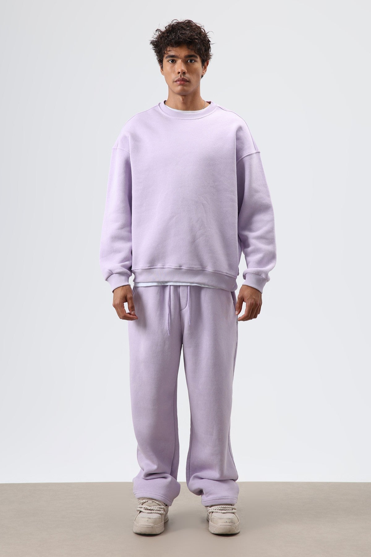 Basic Oversized Washed Sweatshirt