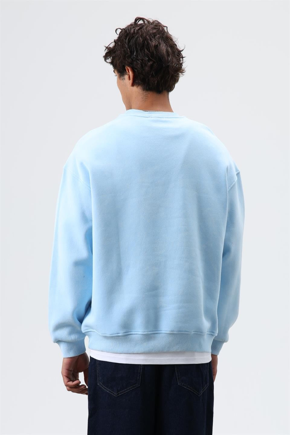 Basic Oversized Washed Sweatshirt