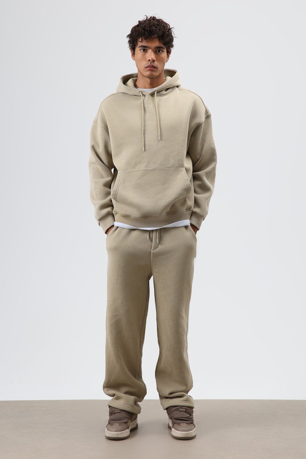 Basic Oversized Washed Hoodie V70-108