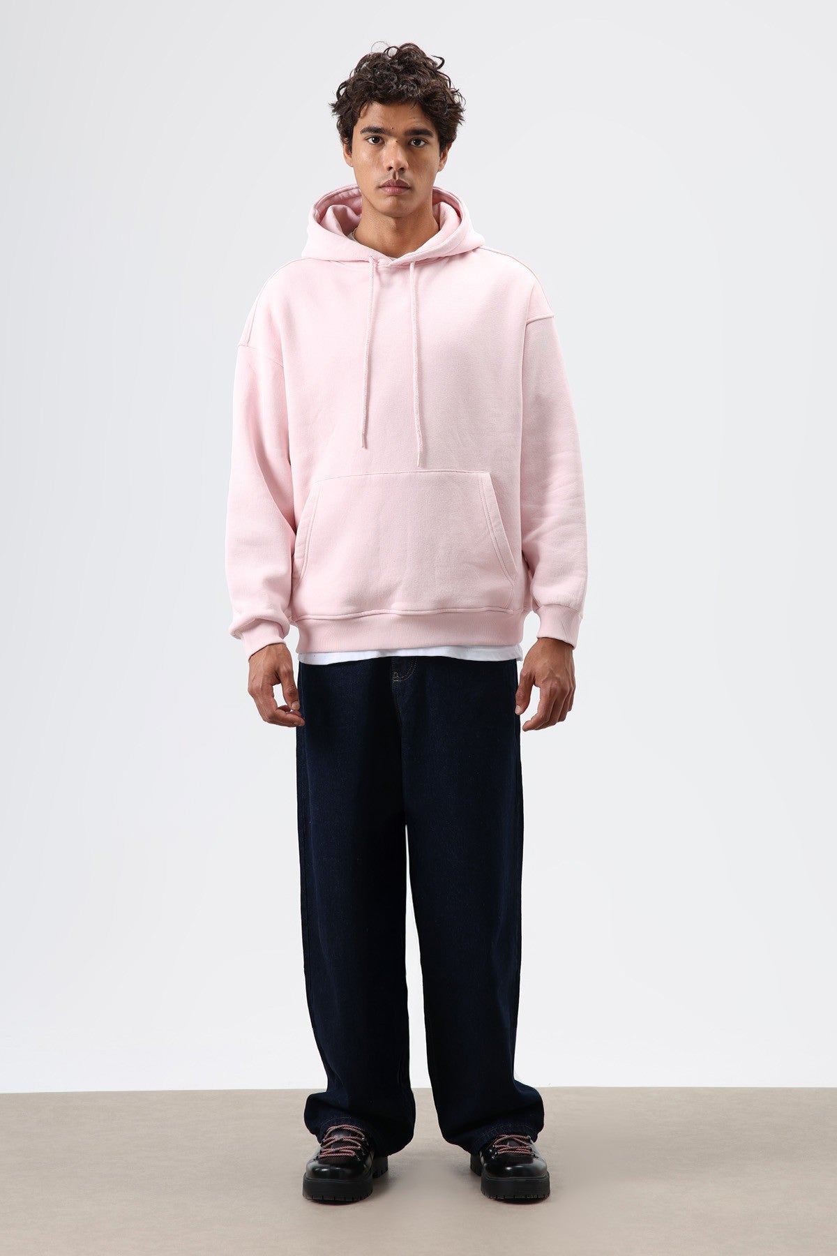 Basic Oversized Washed Hoodie