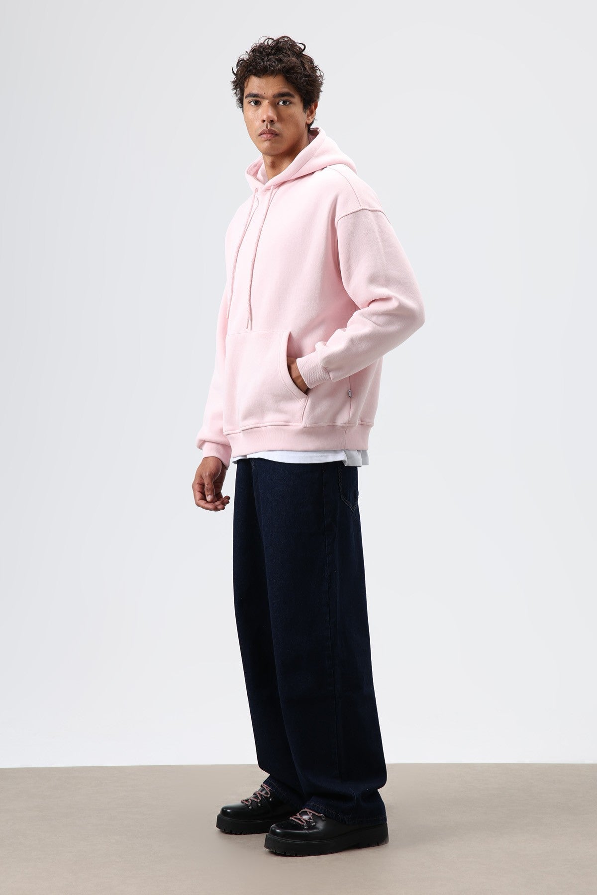 Basic Oversized Washed Hoodie
