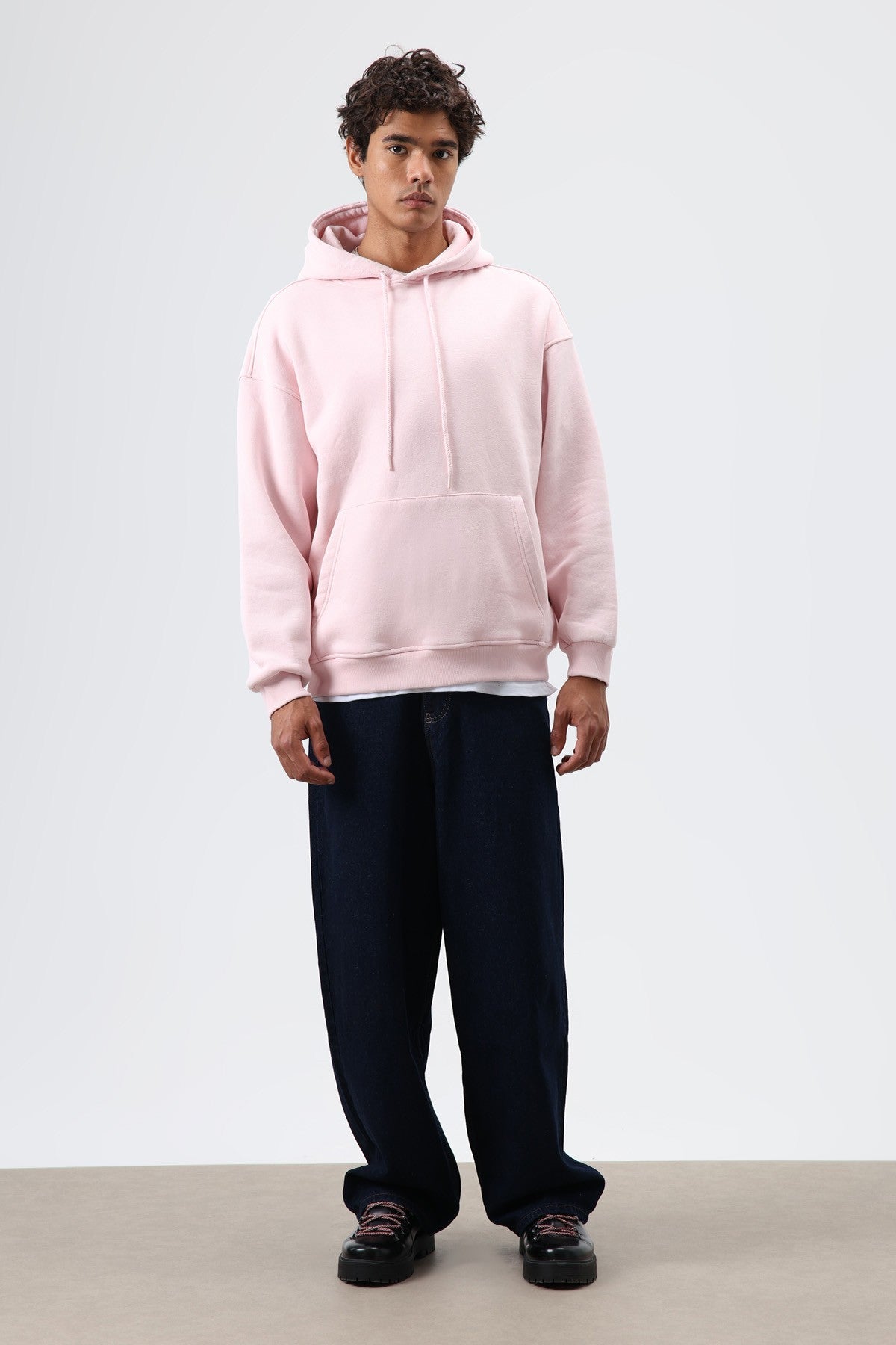 Basic Oversized Washed Hoodie
