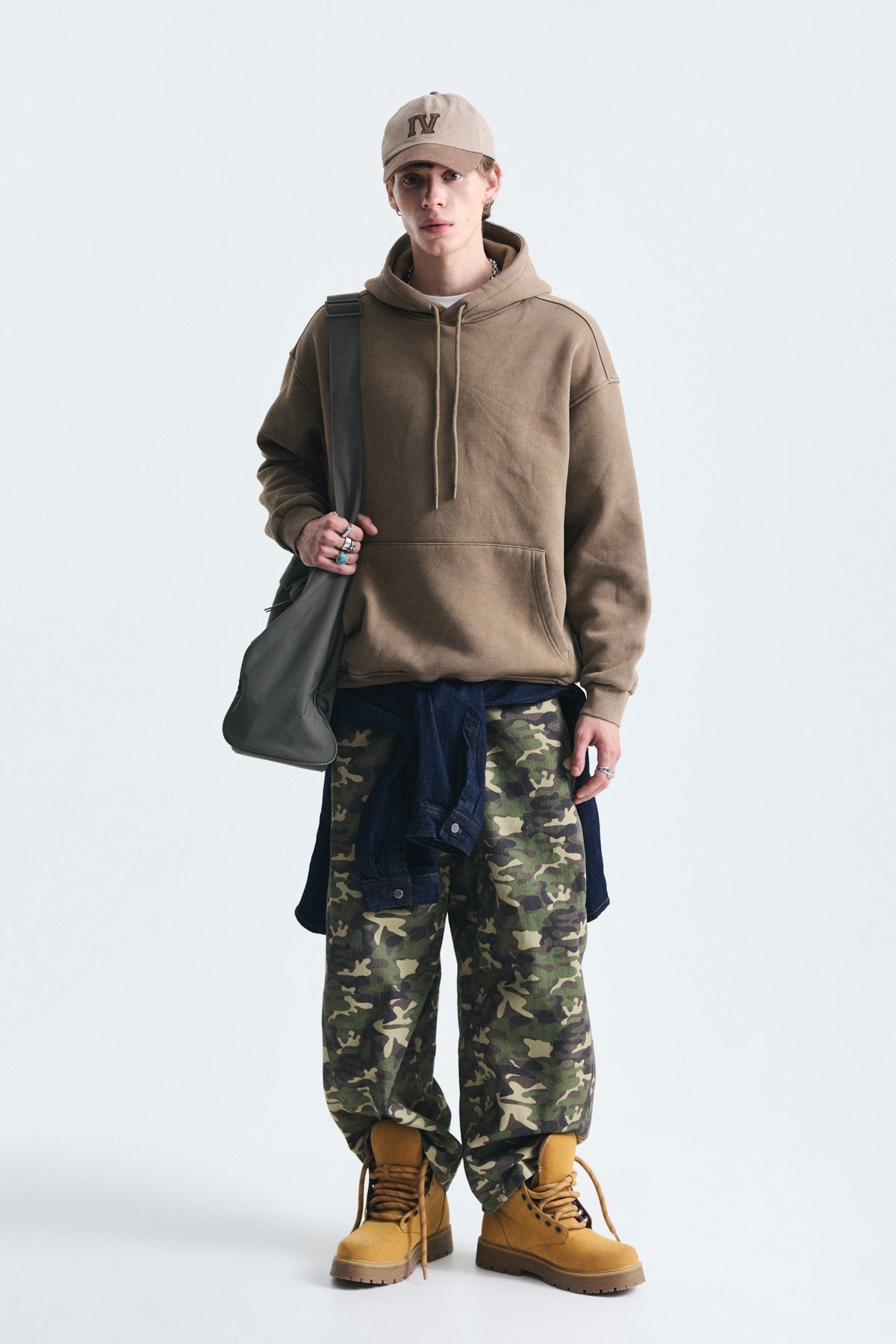 Basic Oversized Washed Hoodie
