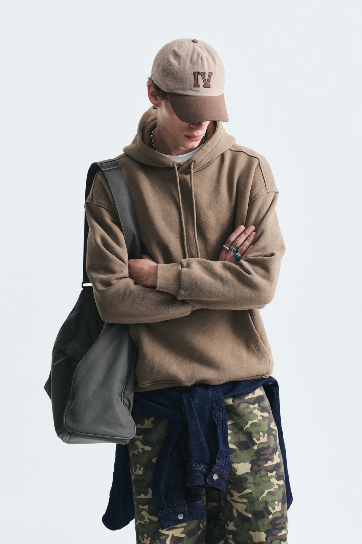 Basic Oversized Washed Hoodie