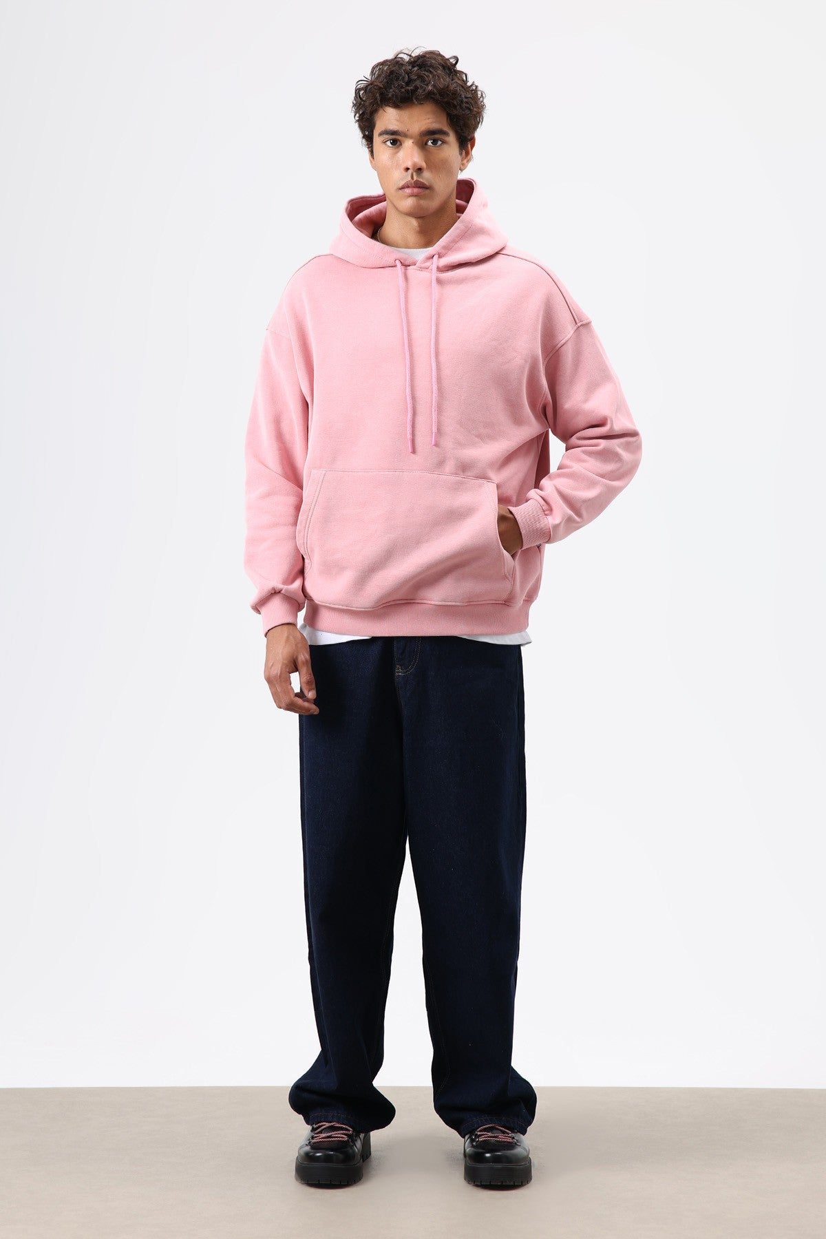 Basic Oversized Washed Hoodie
