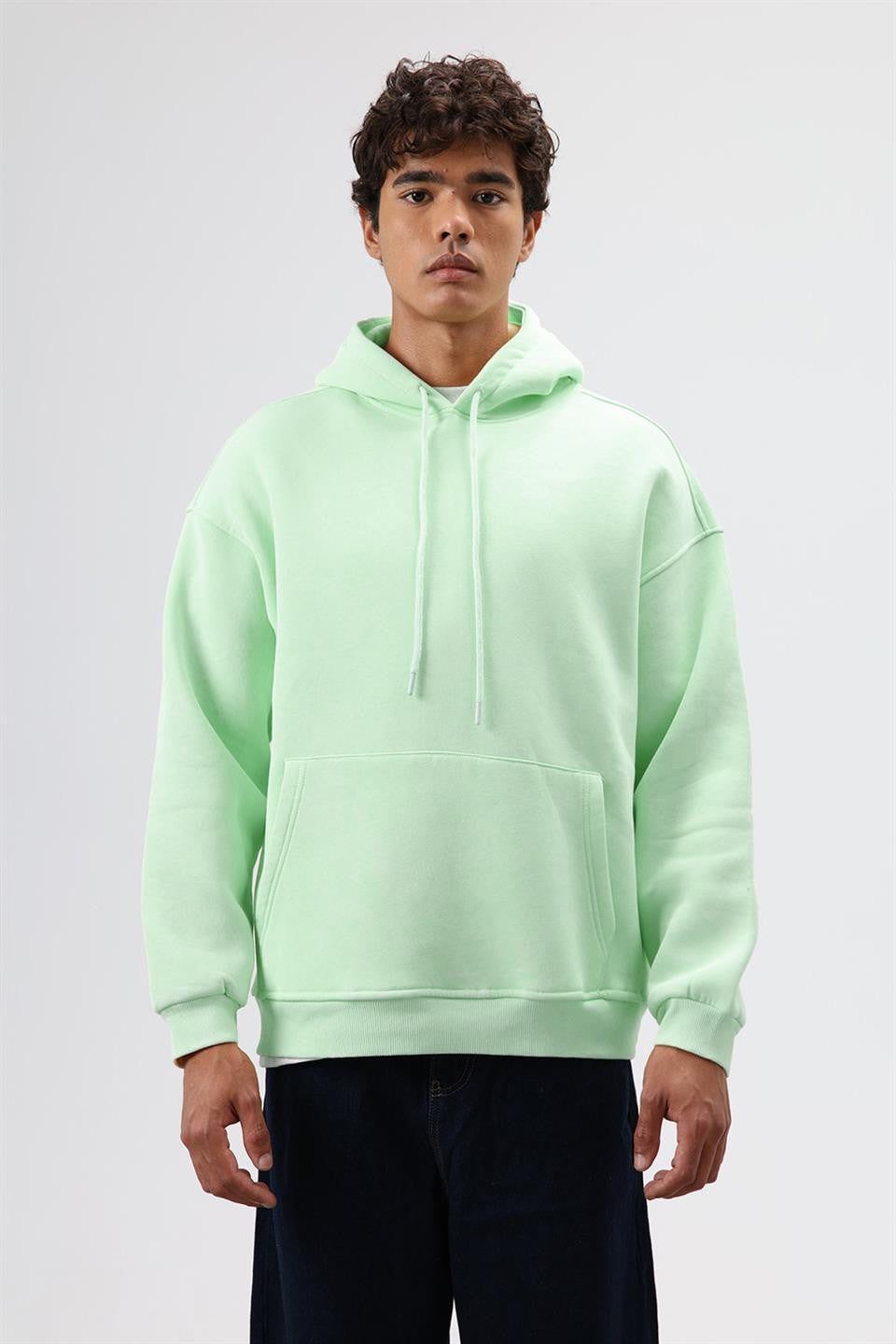 Basic Oversized Washed Hoodie