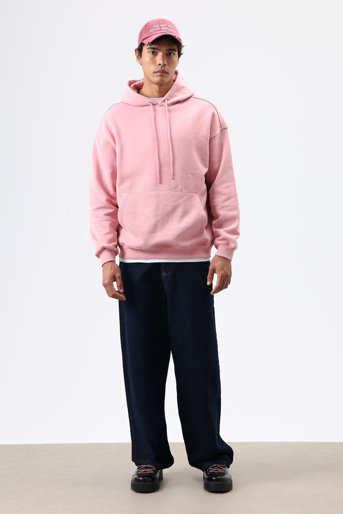 Basic Oversized Washed Hoodie