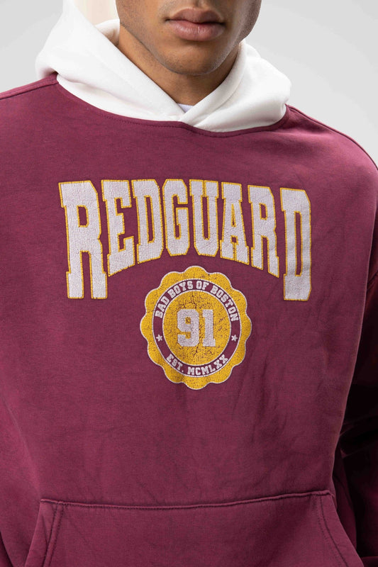Oversized Printed Hooded Sweatshirt