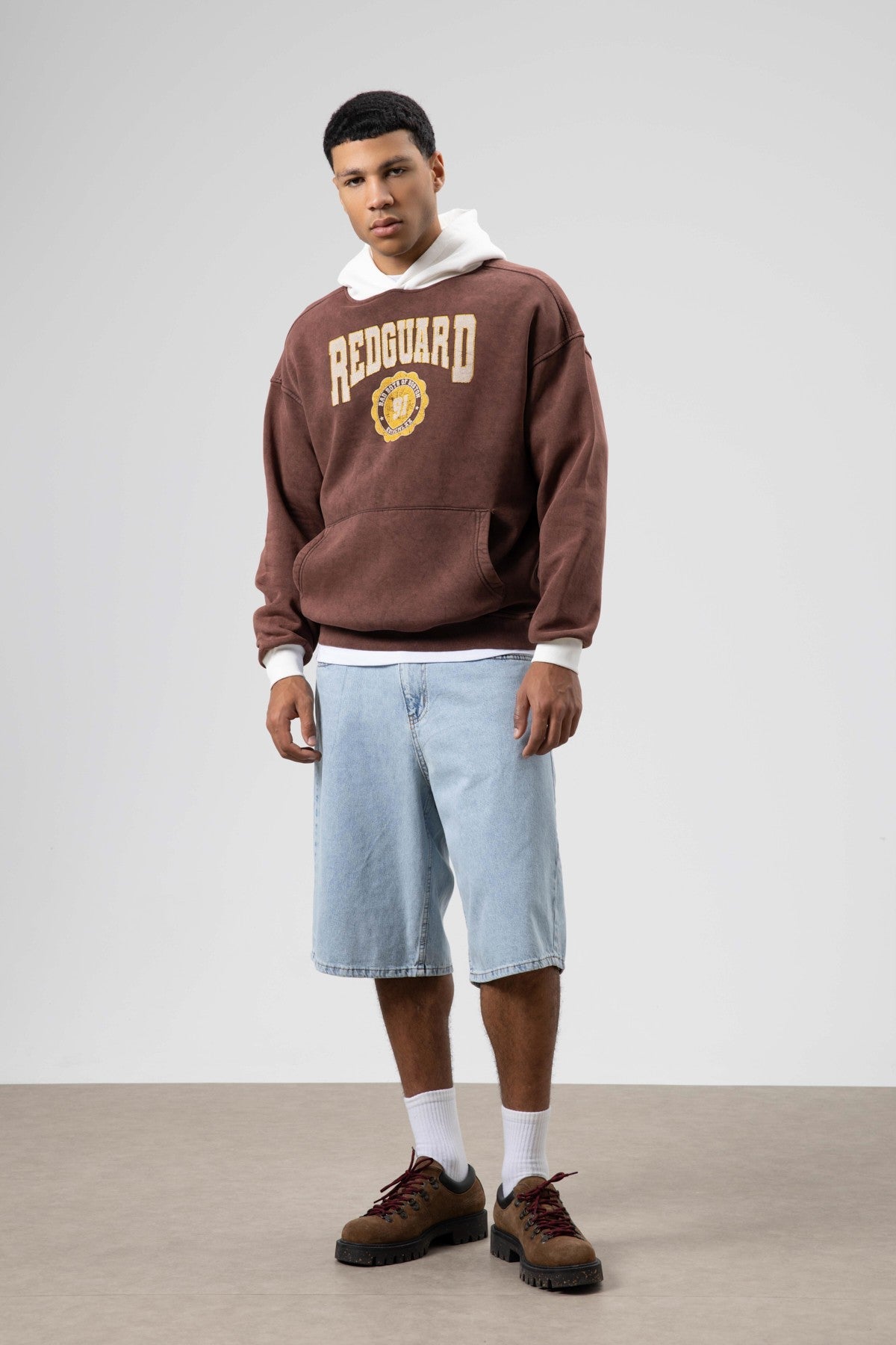 Oversized Printed Hooded Sweatshirt