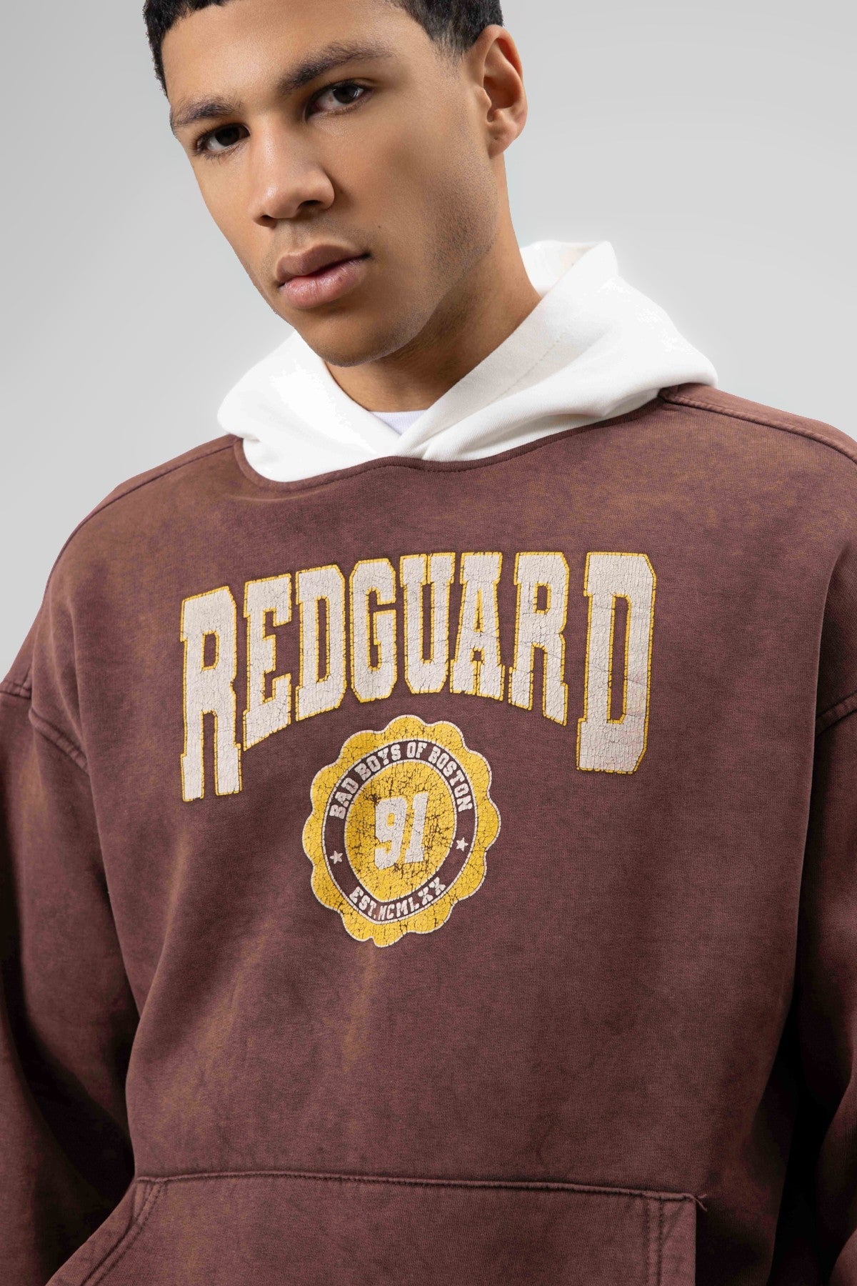 Oversized Printed Hooded Sweatshirt