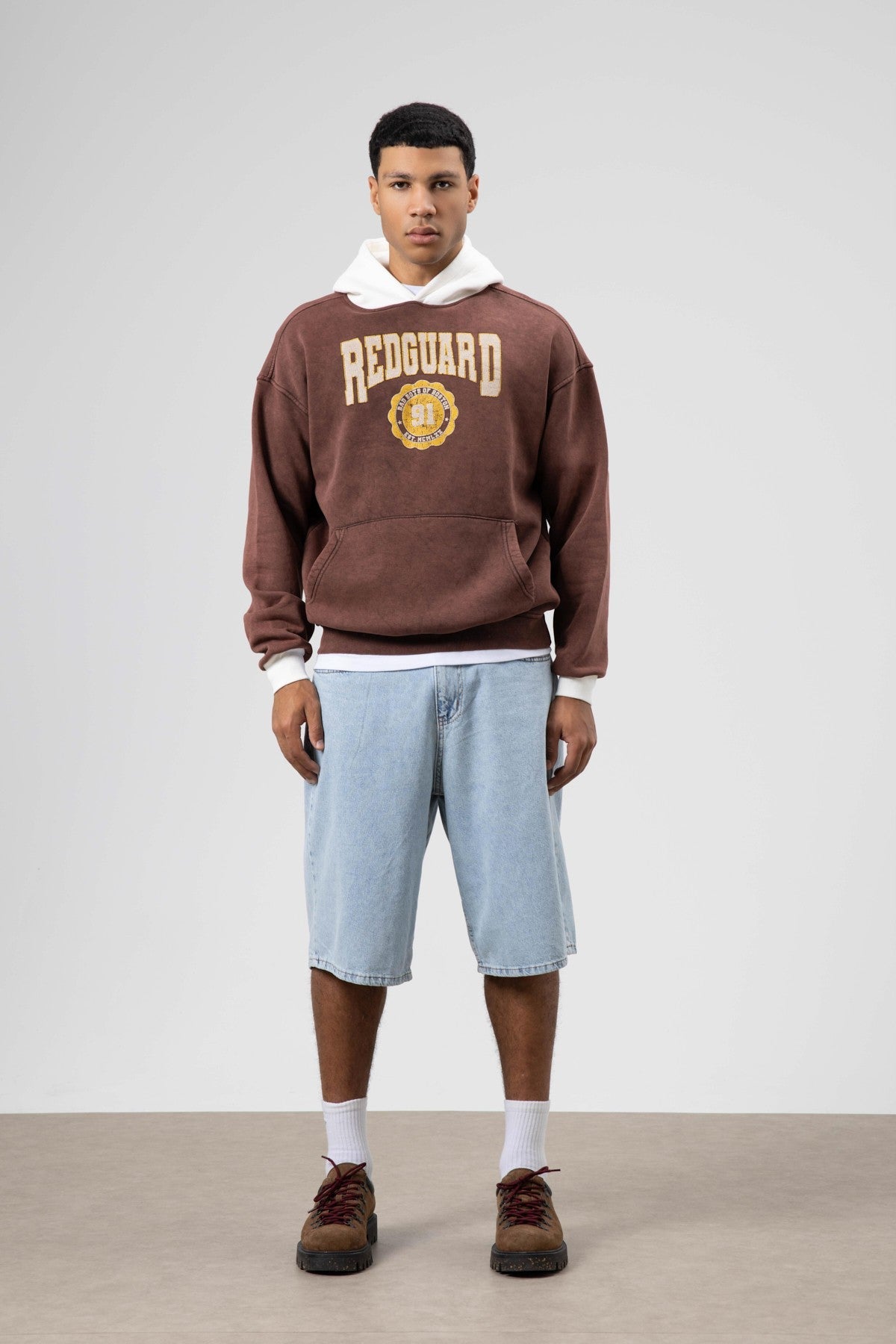 Oversized Printed Hooded Sweatshirt