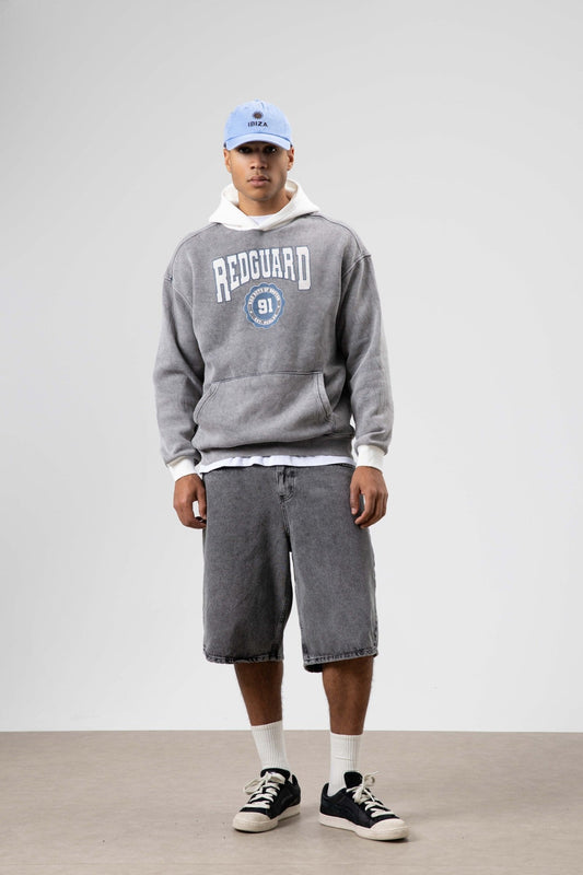 Oversized Printed Hooded Sweatshirt